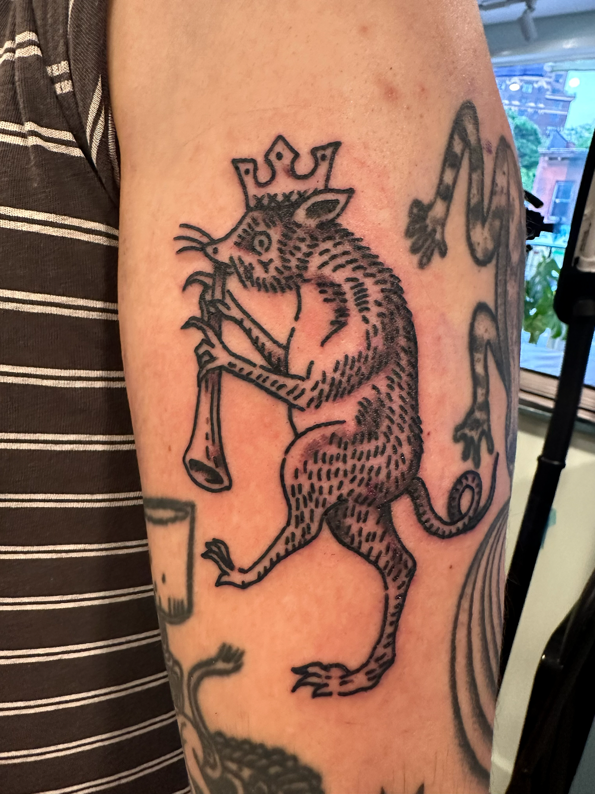 Fine line single needle tattoos