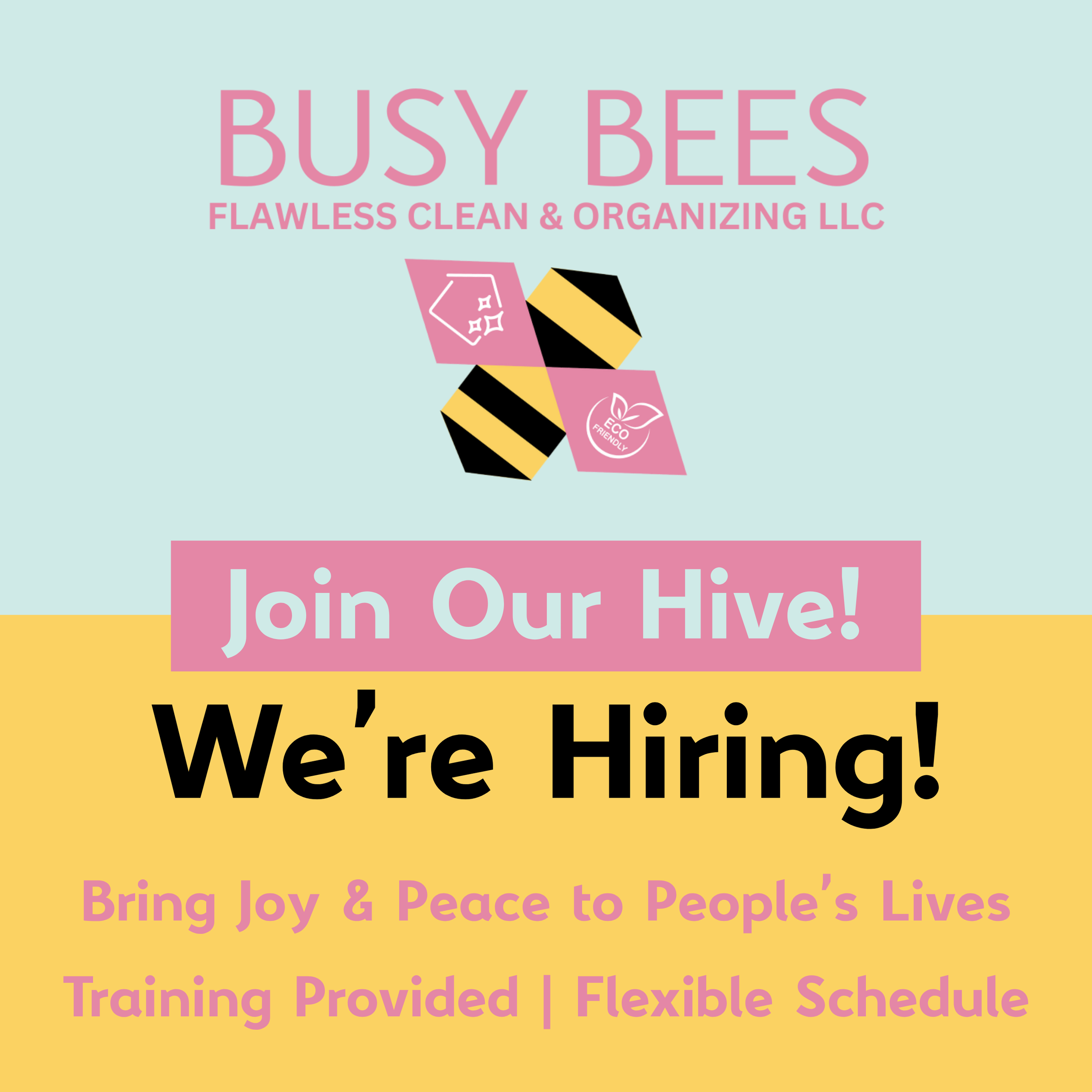 We're Hiring: Join the Busy Bees Team!