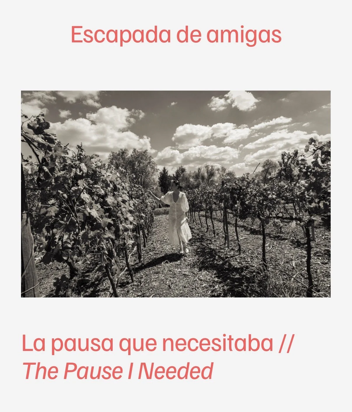 La pausa que necesitas