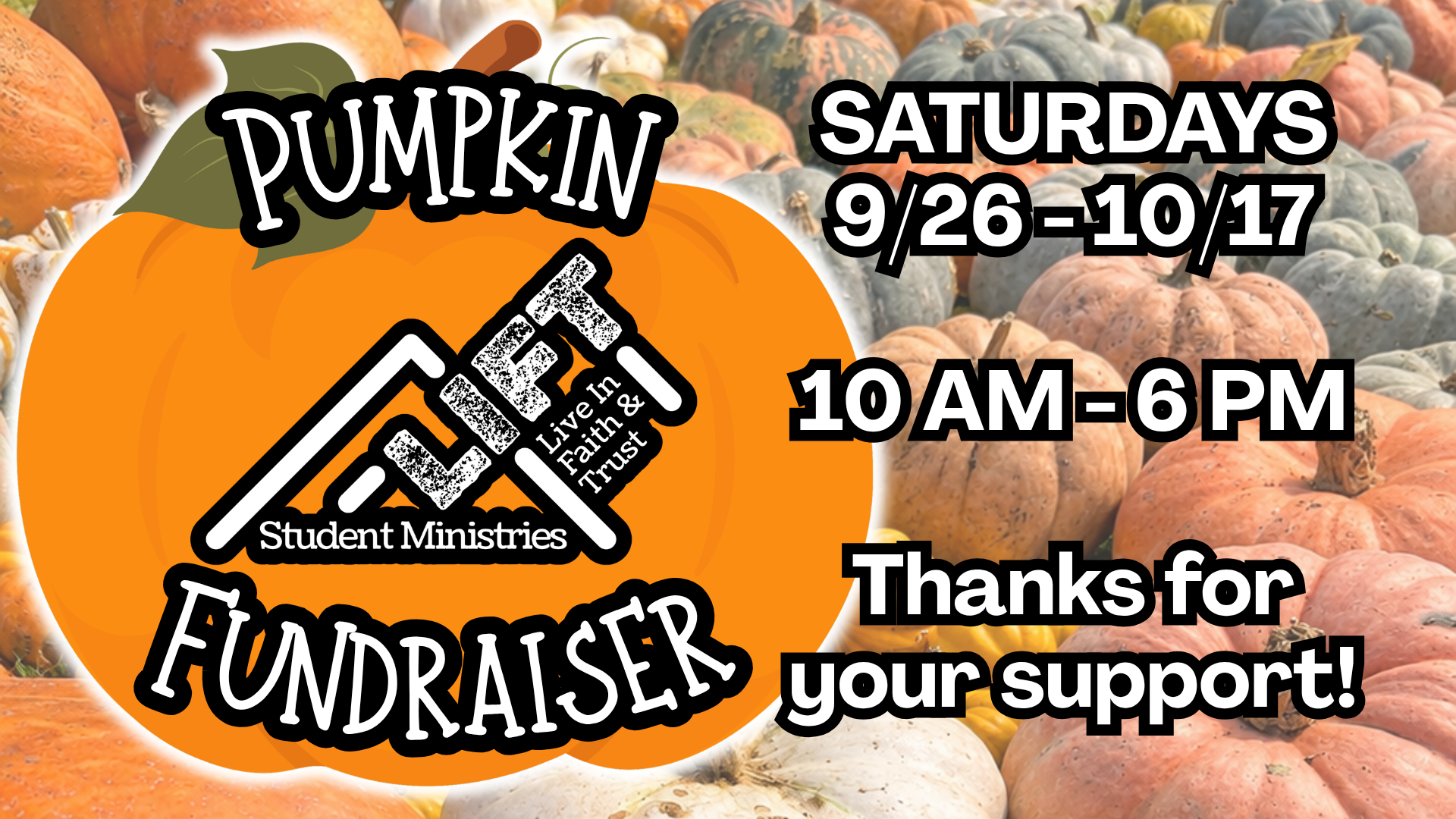 LIFT Pumpkin Fundraiser