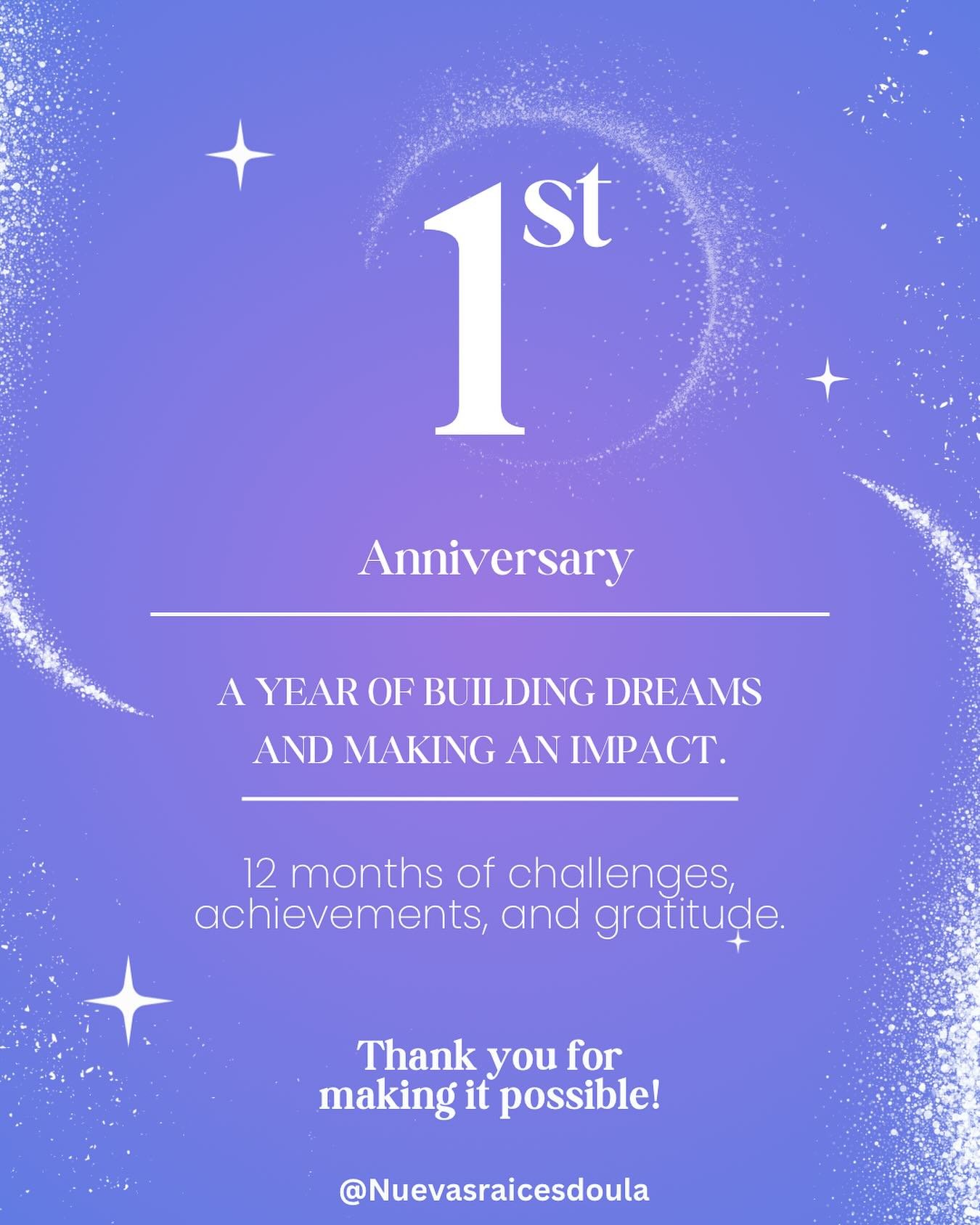 ✨ Celebrating 1 Year of Supporting Families ✨

As we honor World Doula Week, I&rsquo;m reflecting on the incredible journey of being a doula and what an amazing first year it has been! 💖

I&rsquo;m beyond grateful to have been trusted by so many bea