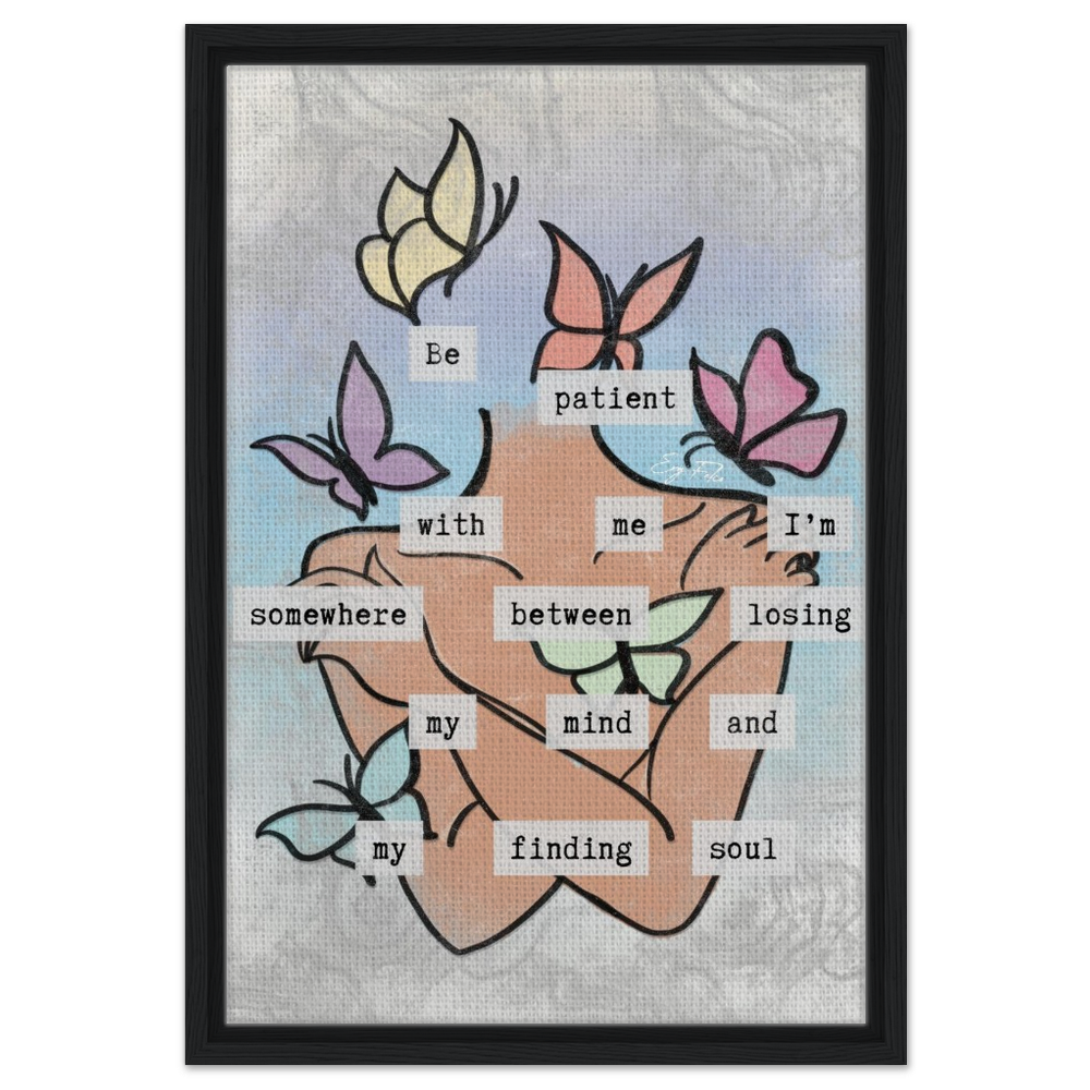 Finding Me Digital Art | Ery Falco Original |Framed Canvas