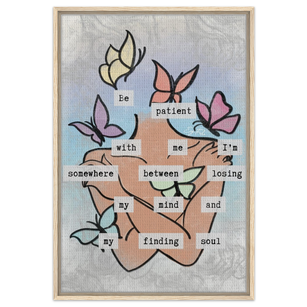 Finding Me Digital Art | Ery Falco Original |Framed Canvas