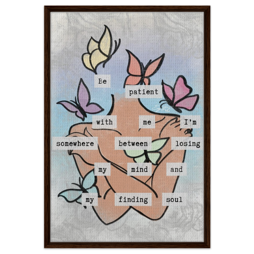 Finding Me Digital Art | Ery Falco Original |Framed Canvas