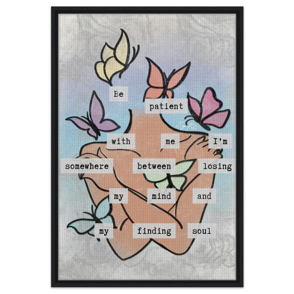 Finding Me Digital Art | Ery Falco Original |Framed Canvas