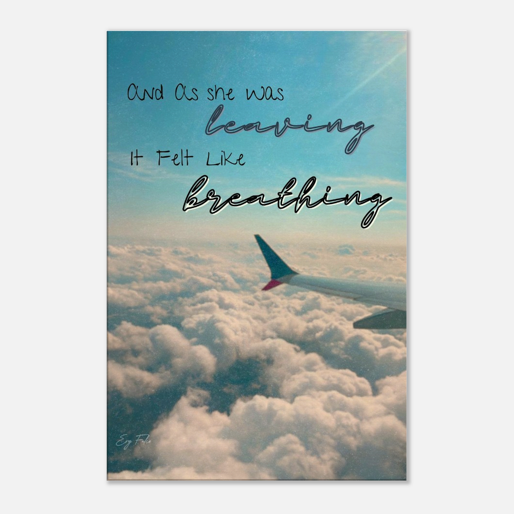 As She Was Leaving | Wall Art Canvas | Travel Photography | Swiftie