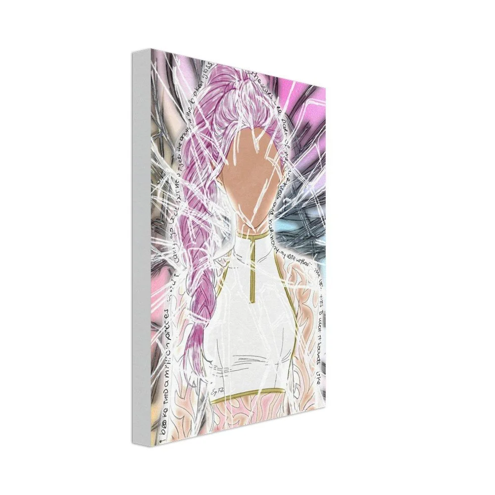 Broken Rumi | KPop Demon Hunters Fanart | Wall Art Canvas