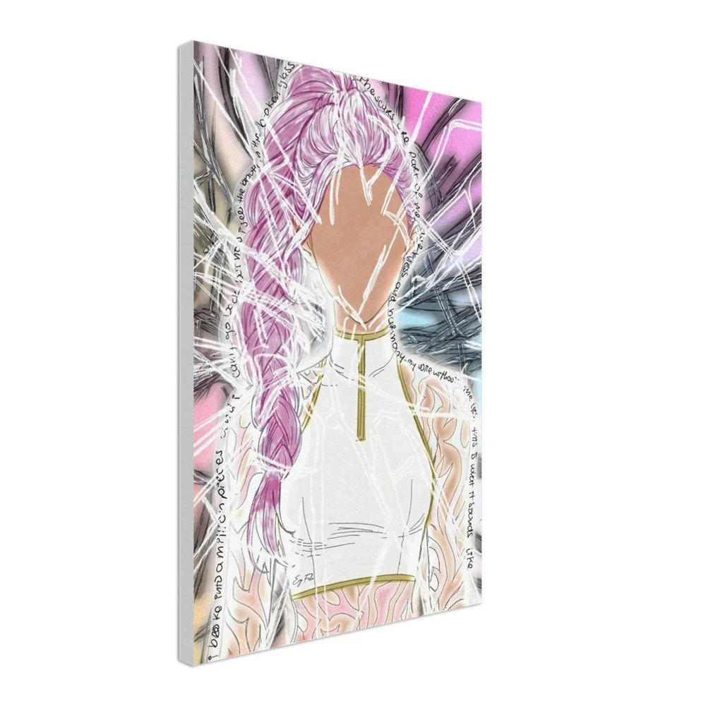 Broken Rumi | KPop Demon Hunters Fanart | Wall Art Canvas