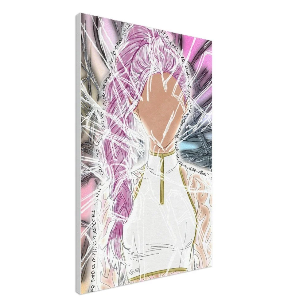 Broken Rumi | KPop Demon Hunters Fanart | Wall Art Canvas