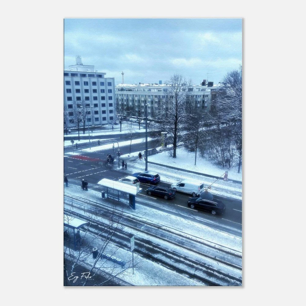 Snowy Munich | Travel Photo | Wall Art Canvas