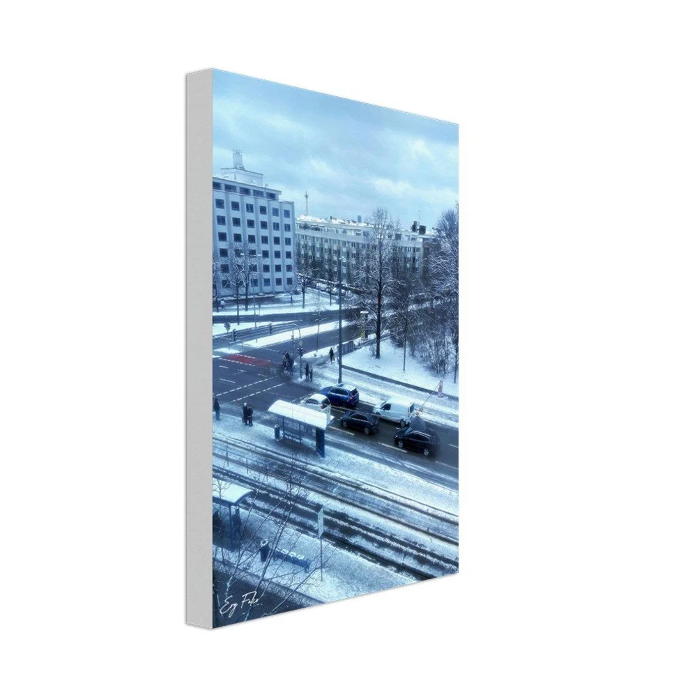 Snowy Munich | Travel Photo | Wall Art Canvas