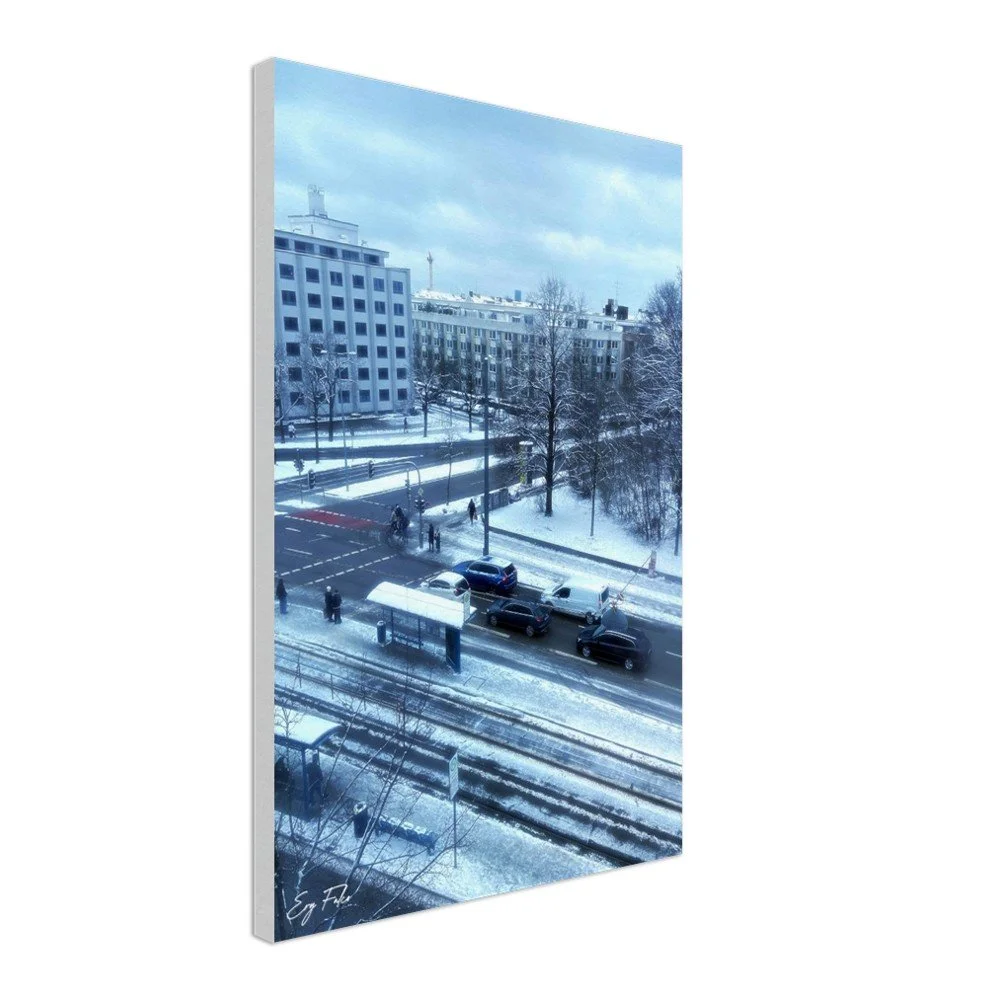 Snowy Munich | Travel Photo | Wall Art Canvas