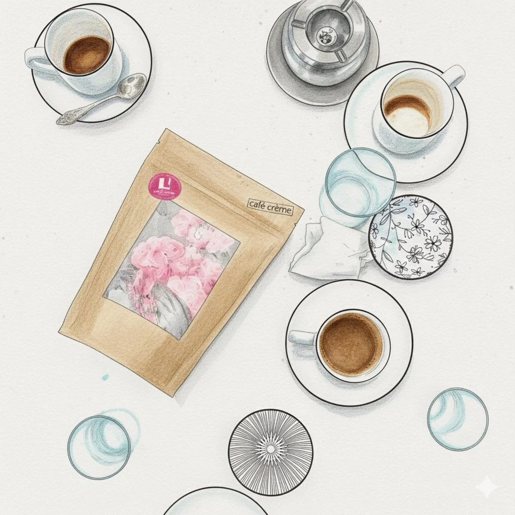 As a team, we are proud to support the collaboration between the coffee roaster, Life and Coffe, and the artist Ana Pusica. This beautiful partnership will accompany all of our future events. We couldn&rsquo;t be happier to share it with you! Please 