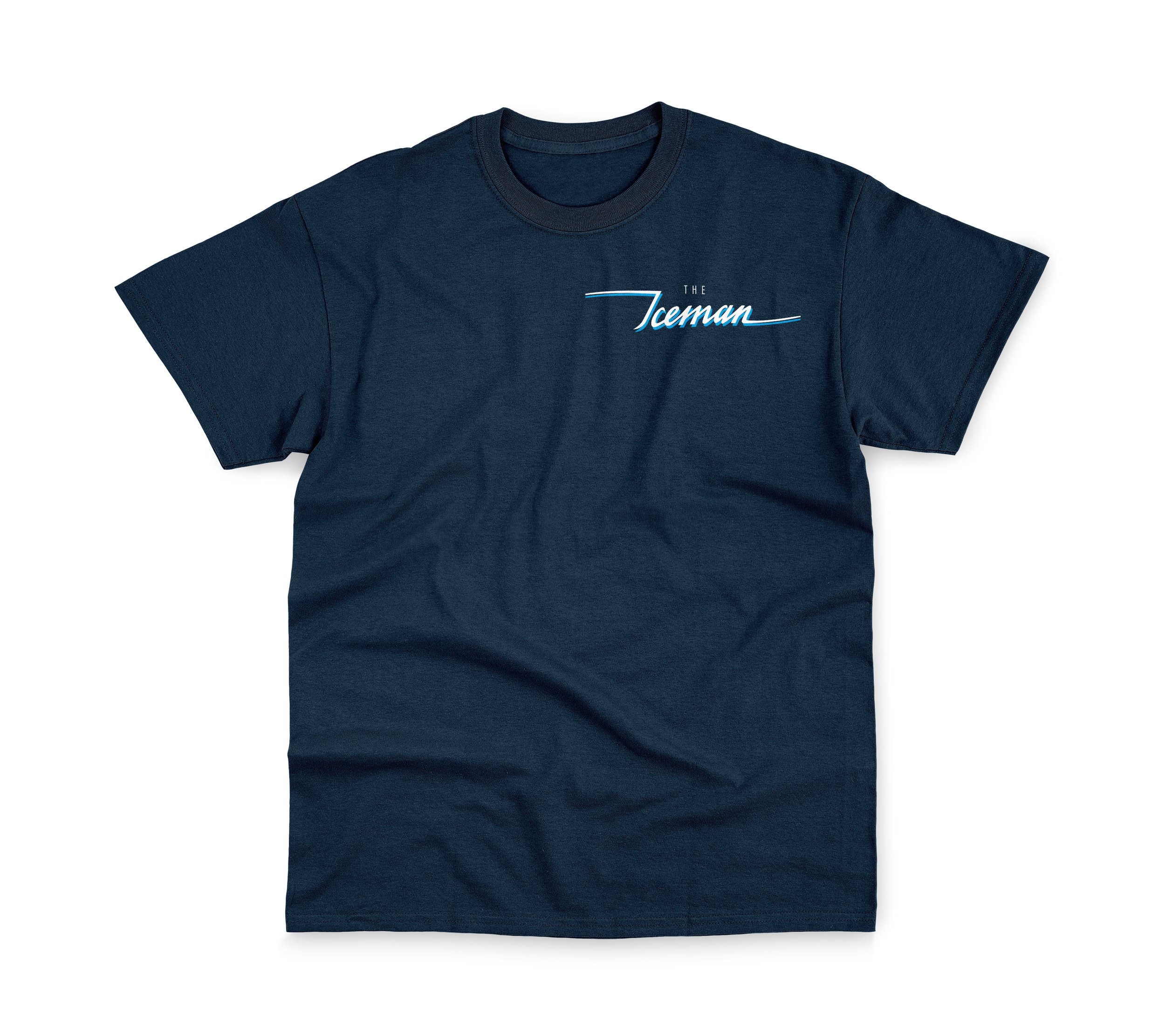 The Iceman T shirt Navy front.jpg