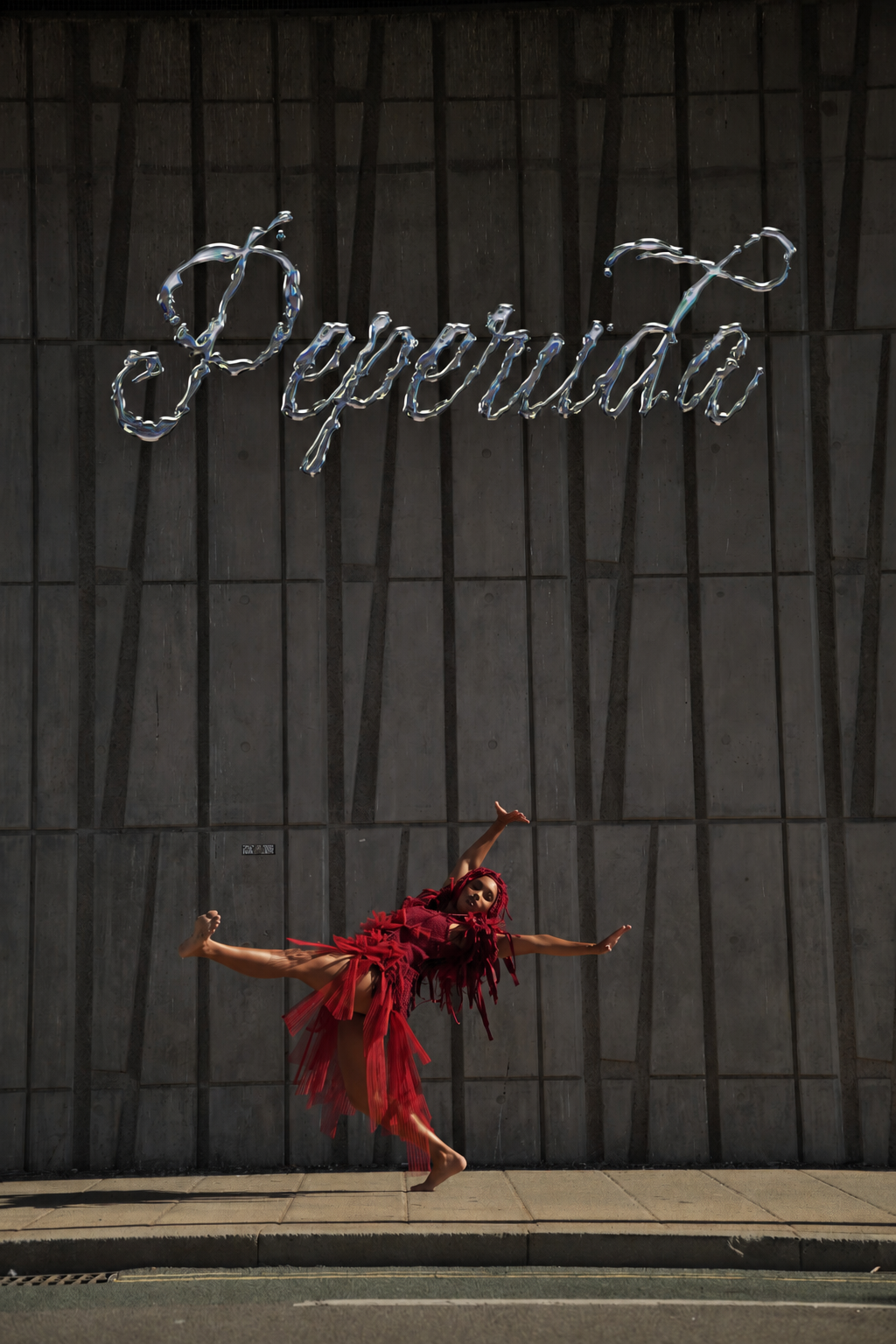 Peperuda_ Crimson Dance Against Concrete.png