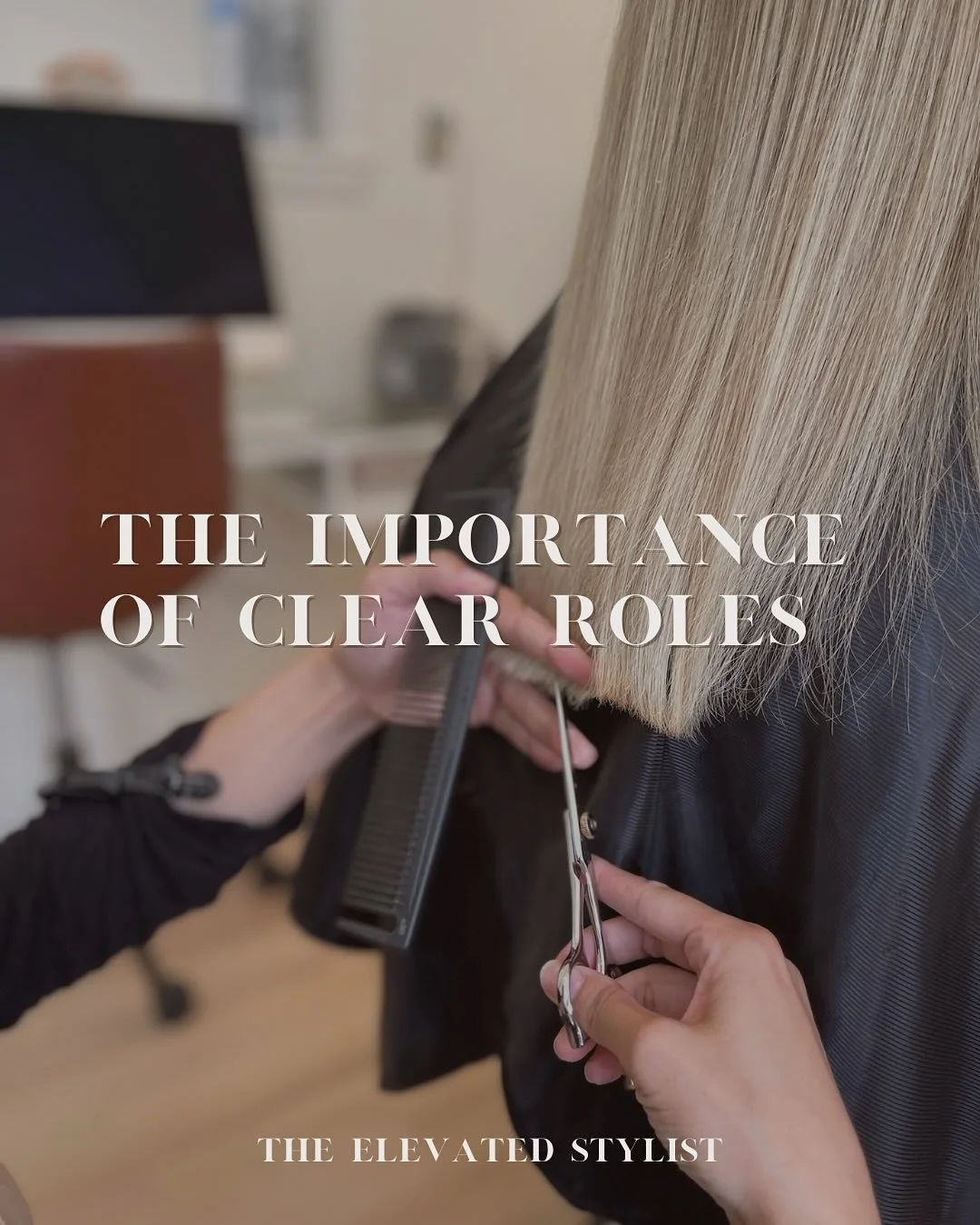 Salon owners this is for you. 

If your team is feeling disorganized and overwhelmed then it&rsquo;s time to take a closer look at roles around the salon. 

When roles aren&rsquo;t clear, assistants feel undervalued, stylists get burned out, and the 