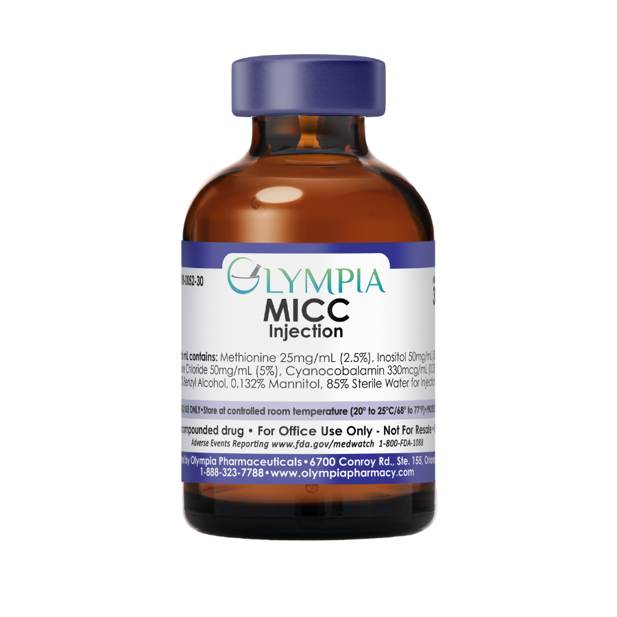 Add 4 - once weekly MICC injections to your GLP-1 plan