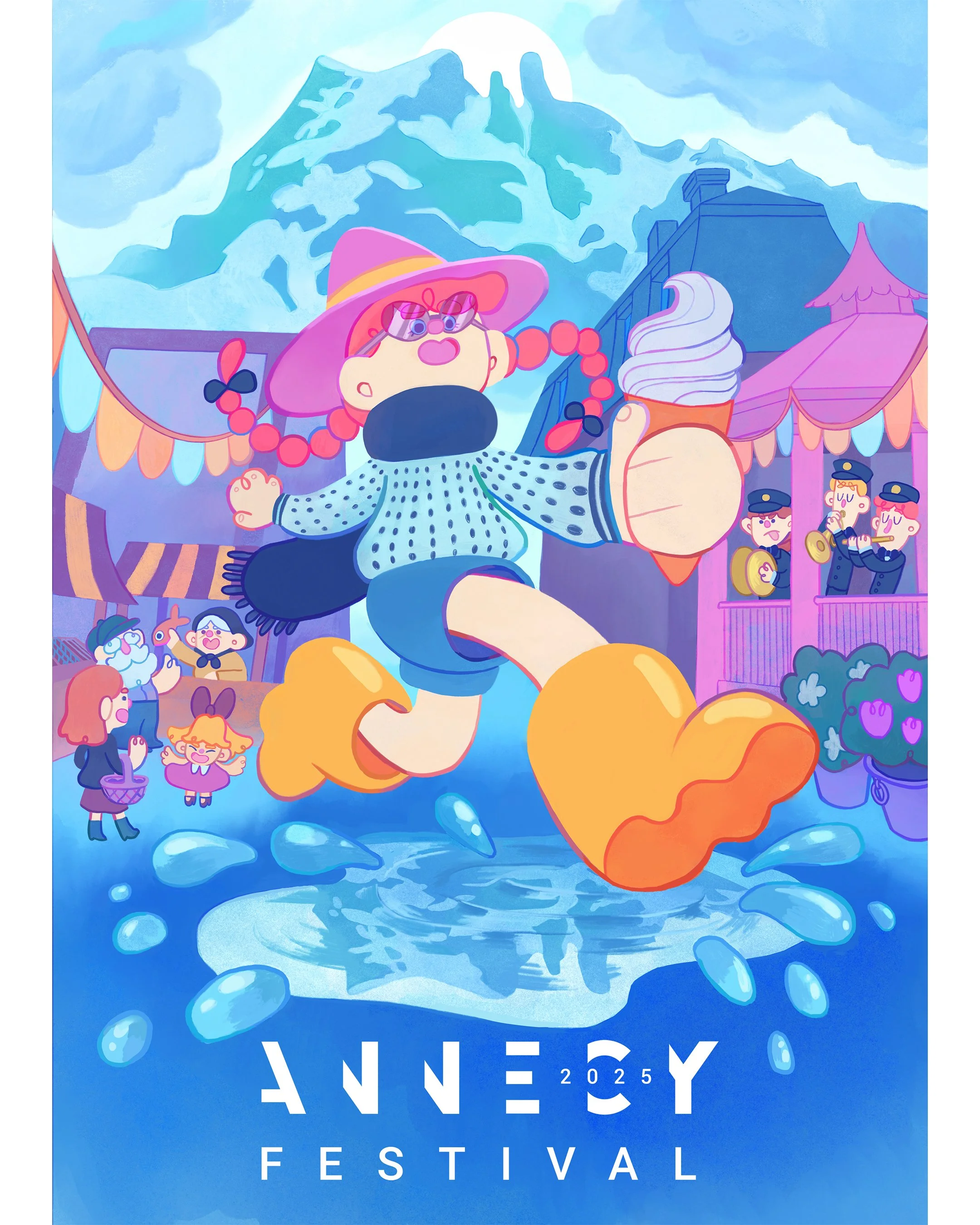 Annecy Festival Promotional Poster Design 