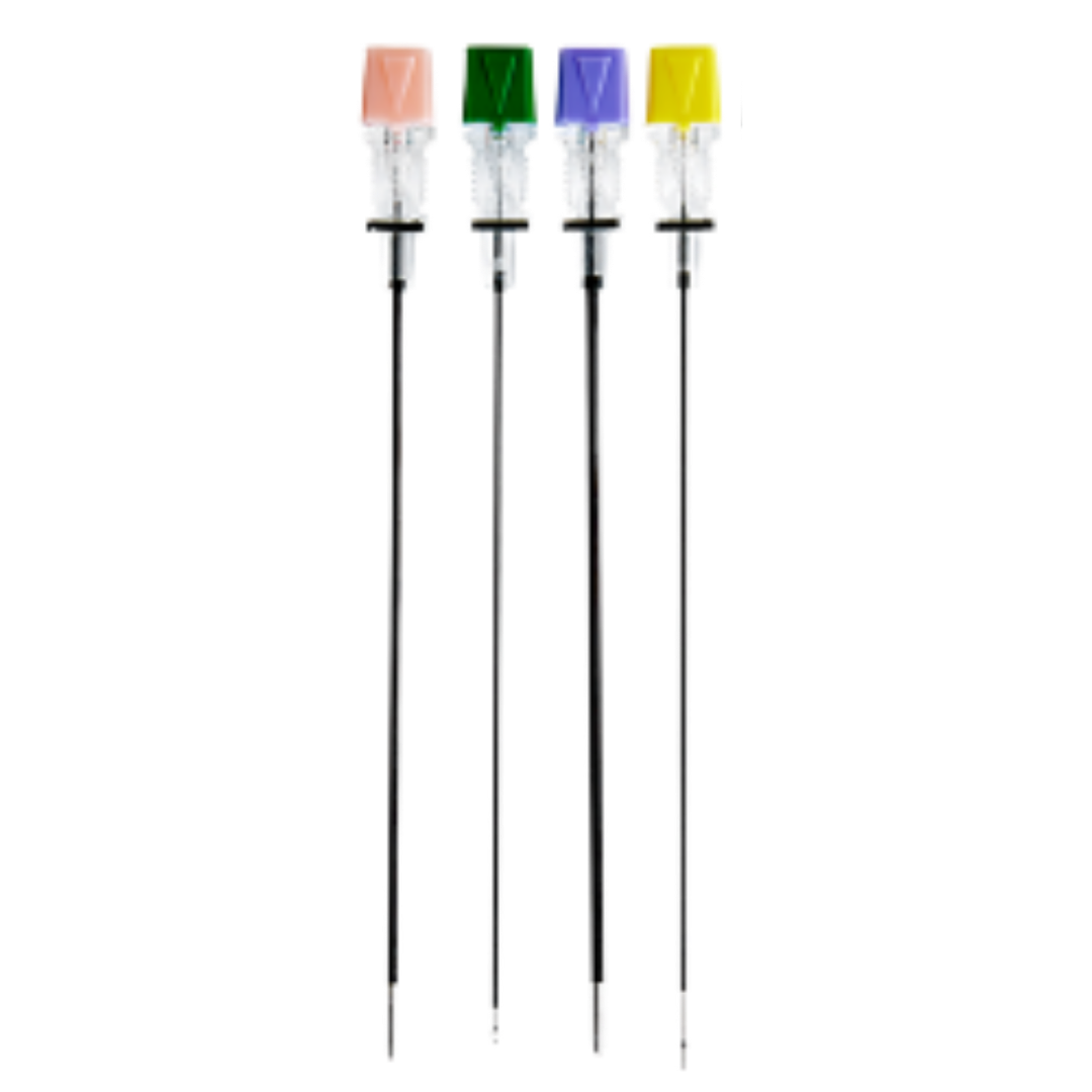 Radiofrequency needles for pain management in multiple gauges and lengths