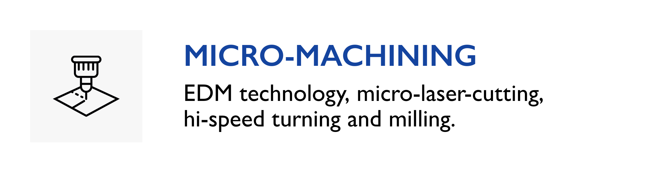 Micro-machining medical components using EDM, CNC machining, and micro-laser cutting for high-precision medical device manufacturing.