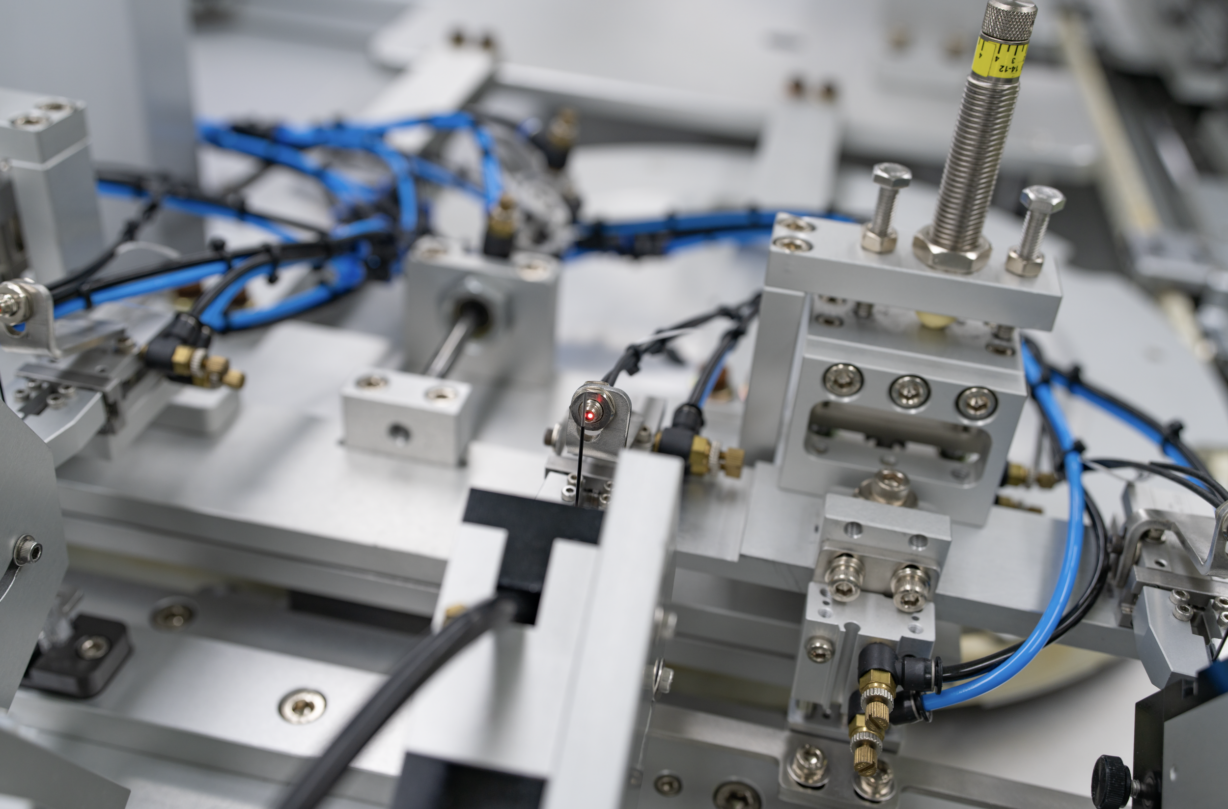 Close up image of advanced laser technology for medical device manufacturing solutions