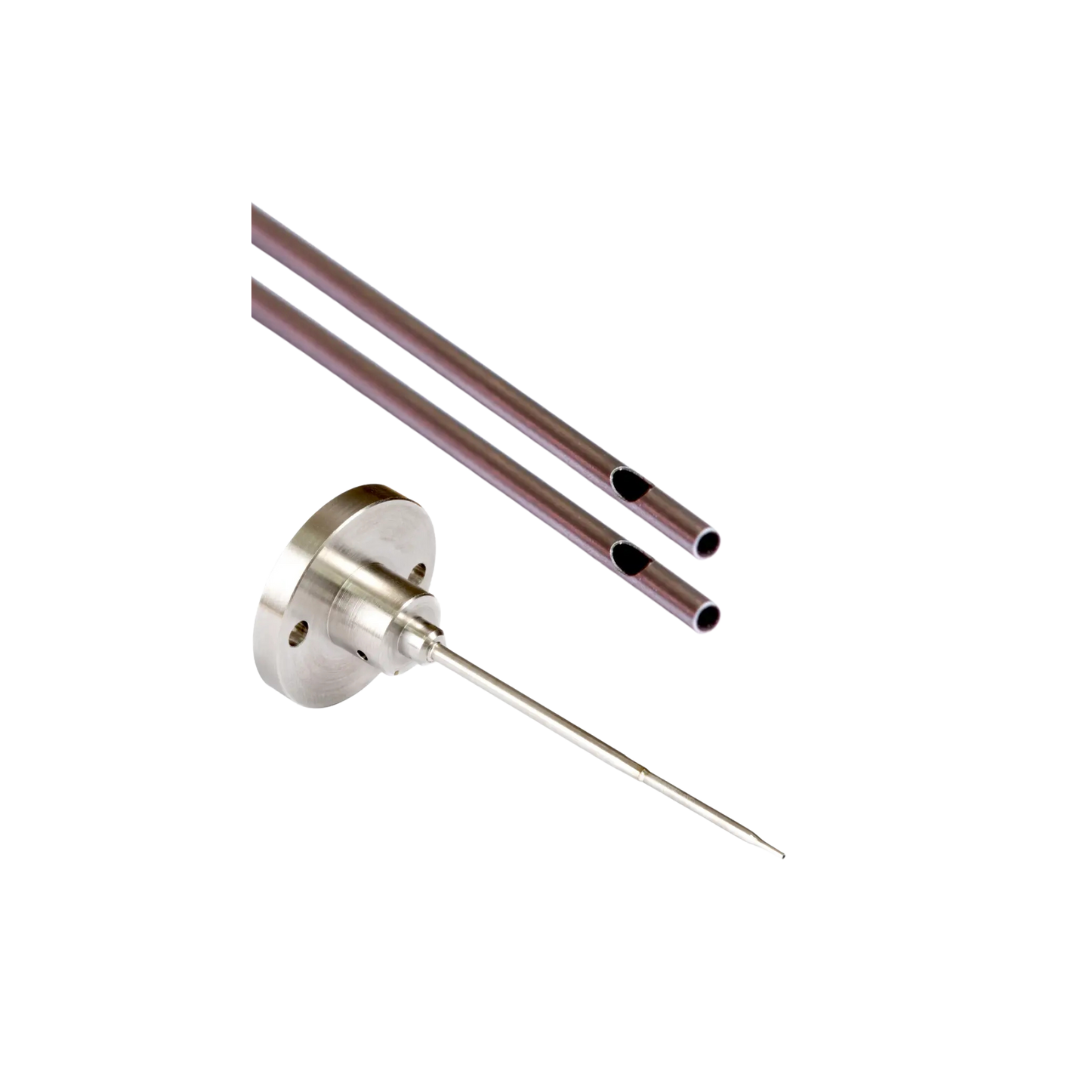 Custom ophthalmic micro-cannulas and drug-delivery needle assemblies