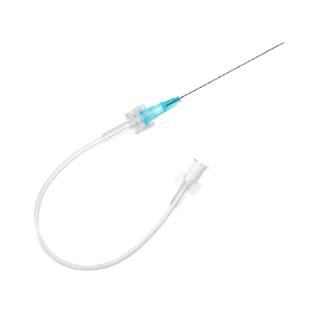 Peripheral nerve block needles with plastic hubs in various lengths and gauges