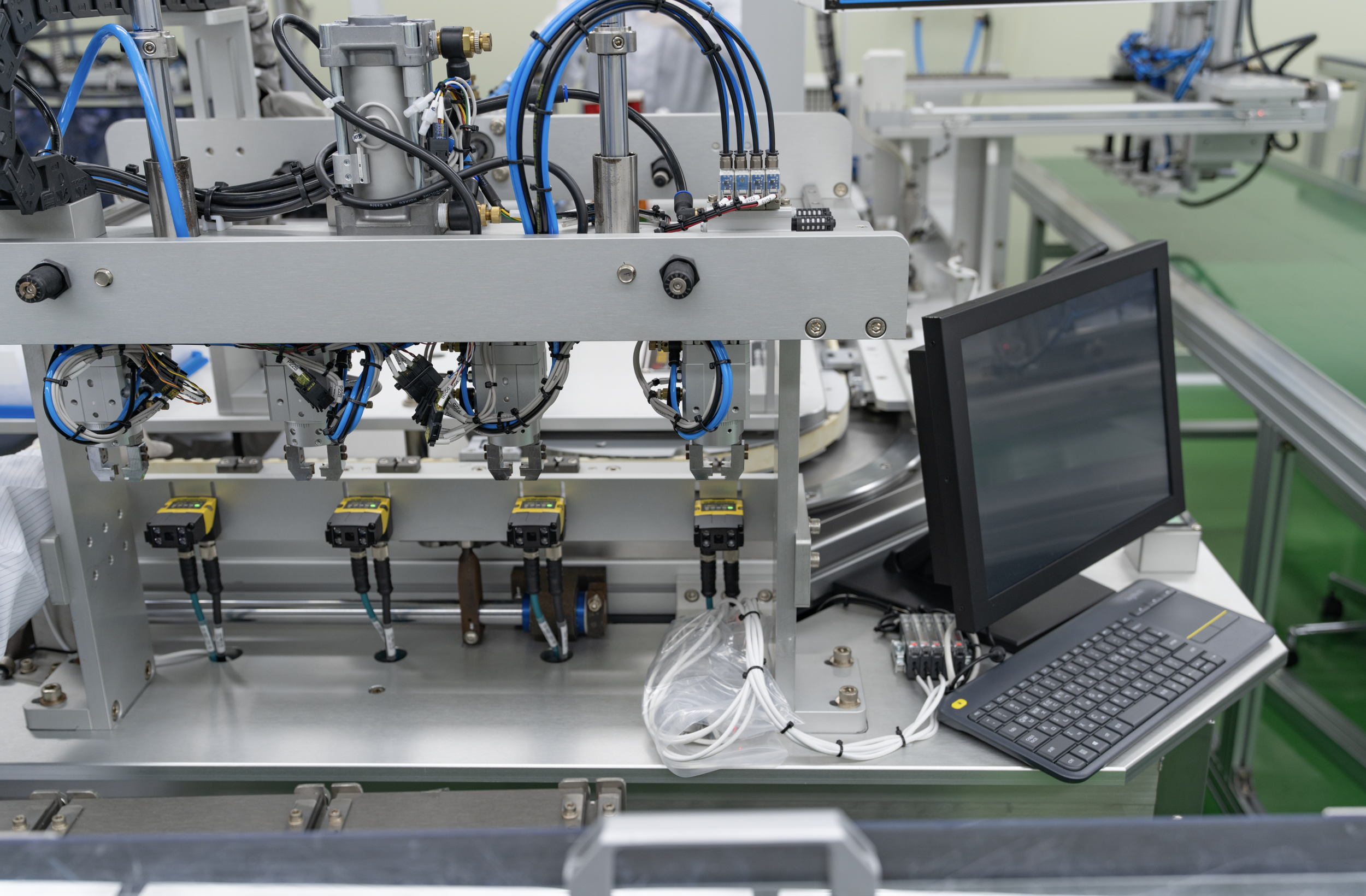 Advanced manufacturing equipment used for precision medical device component production.