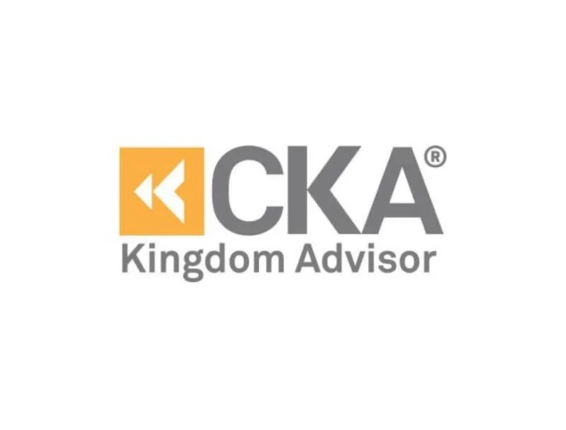 CKA Kingdom Advisor logo with an orange arrow pointing left inside a square and the text 'CKA Kingdom Advisor' below.
