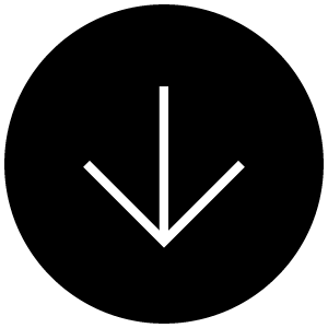 Black circle with white downward arrow icon