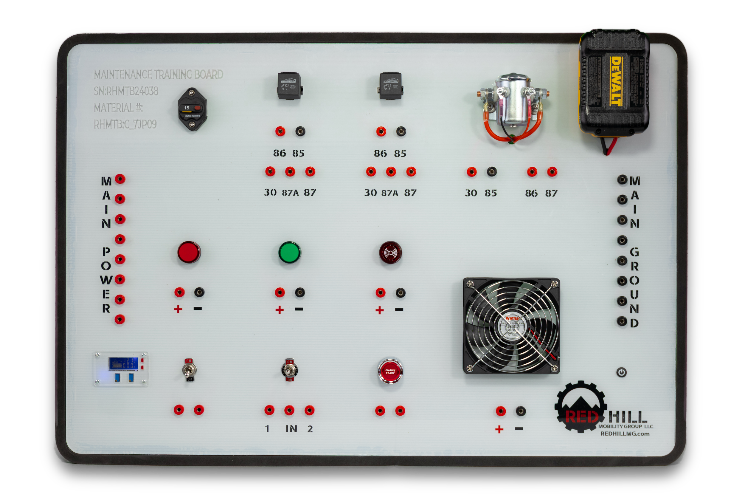 Maintenance Training Board - Part Number RHMTB
