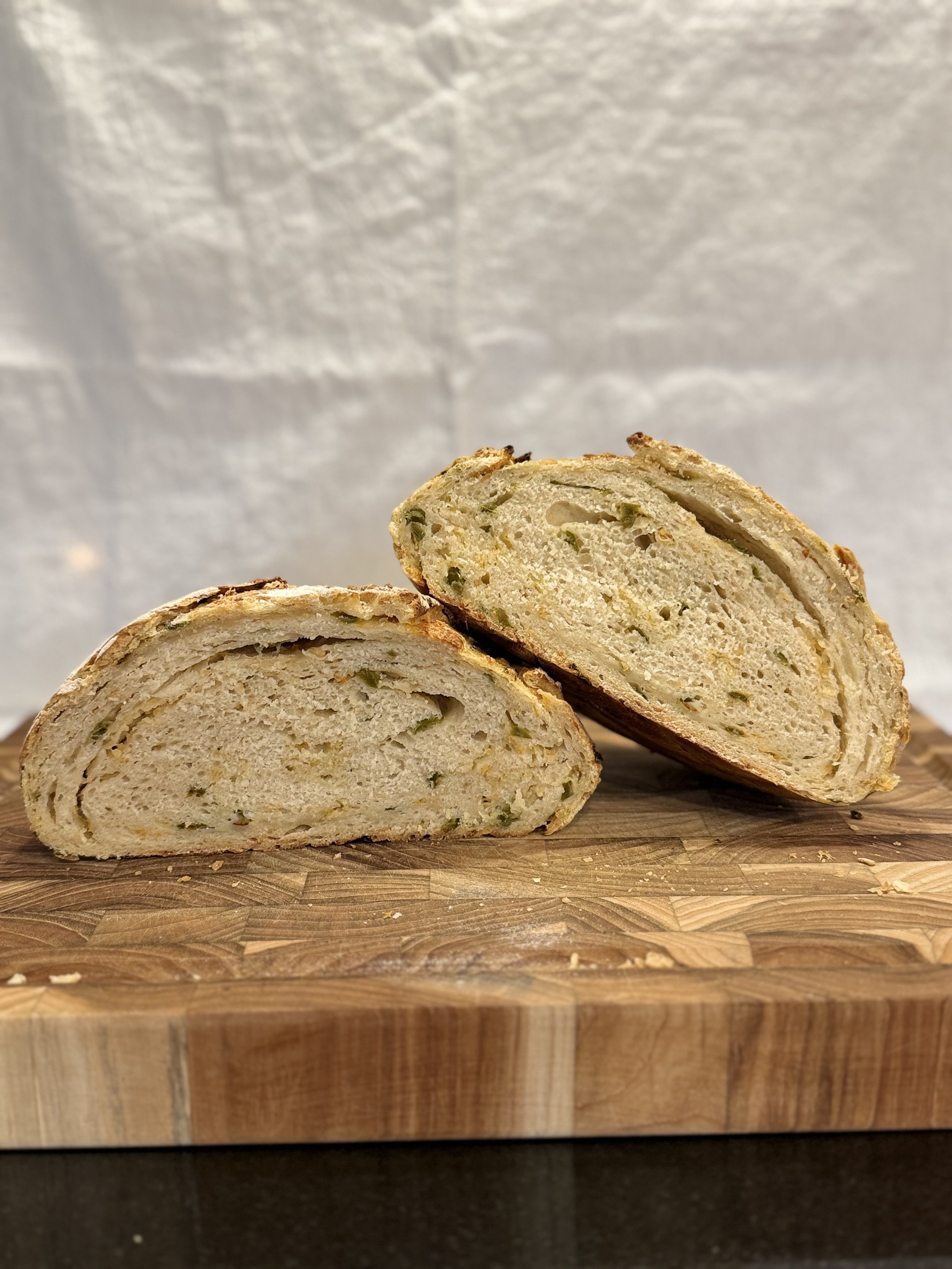 Sourdough Cheesy Jalapeno Bread