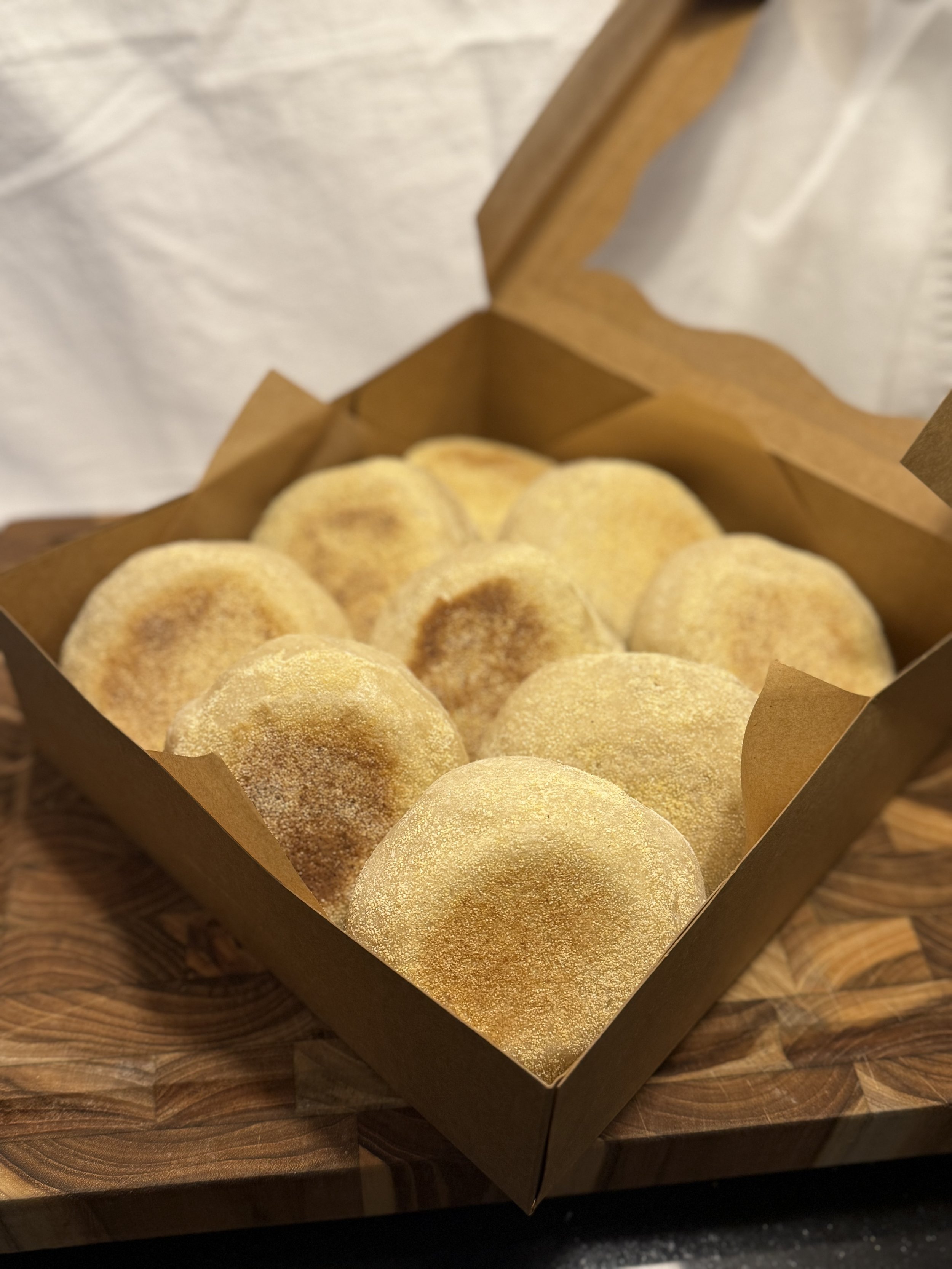 Sourdough English Muffins