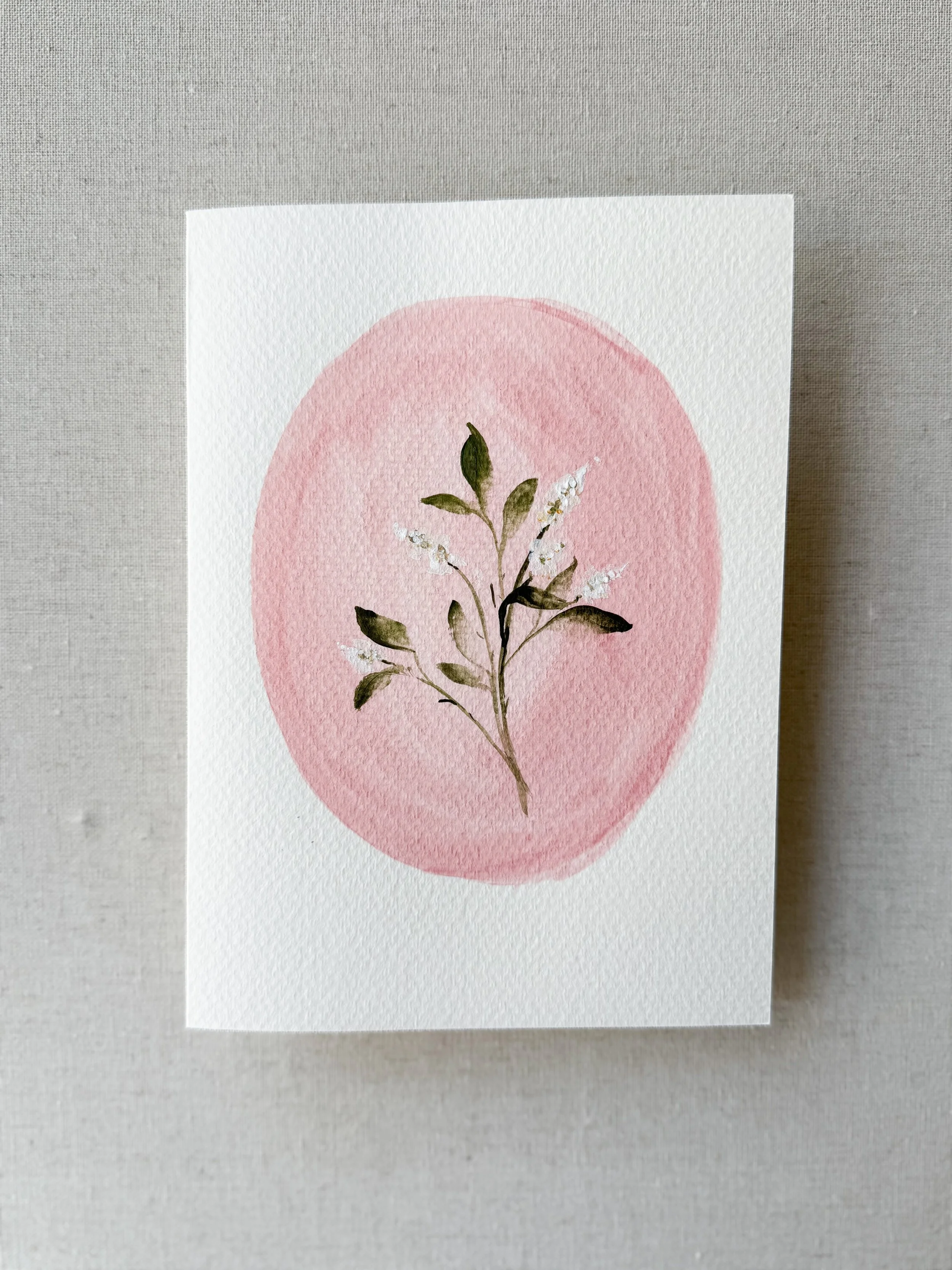 Cards - White lilac on ping.JPG