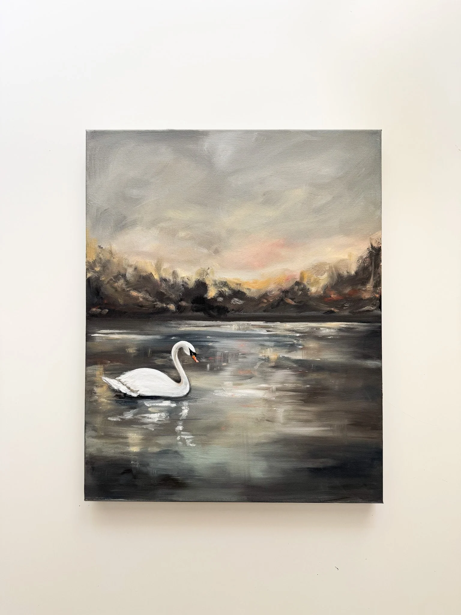 Swan at Dusk