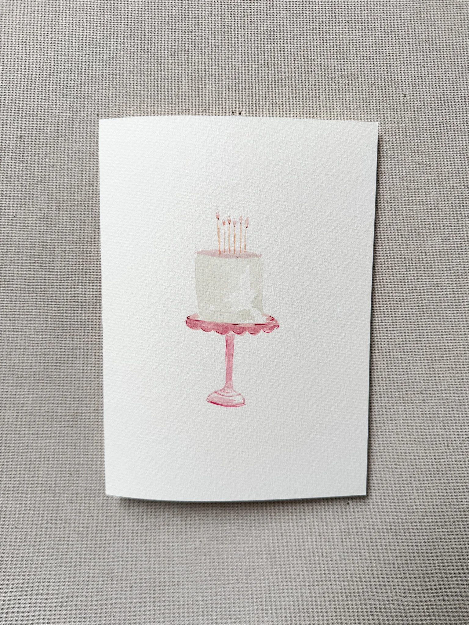 Cards:Cake:White on a Pink Stand.jpg