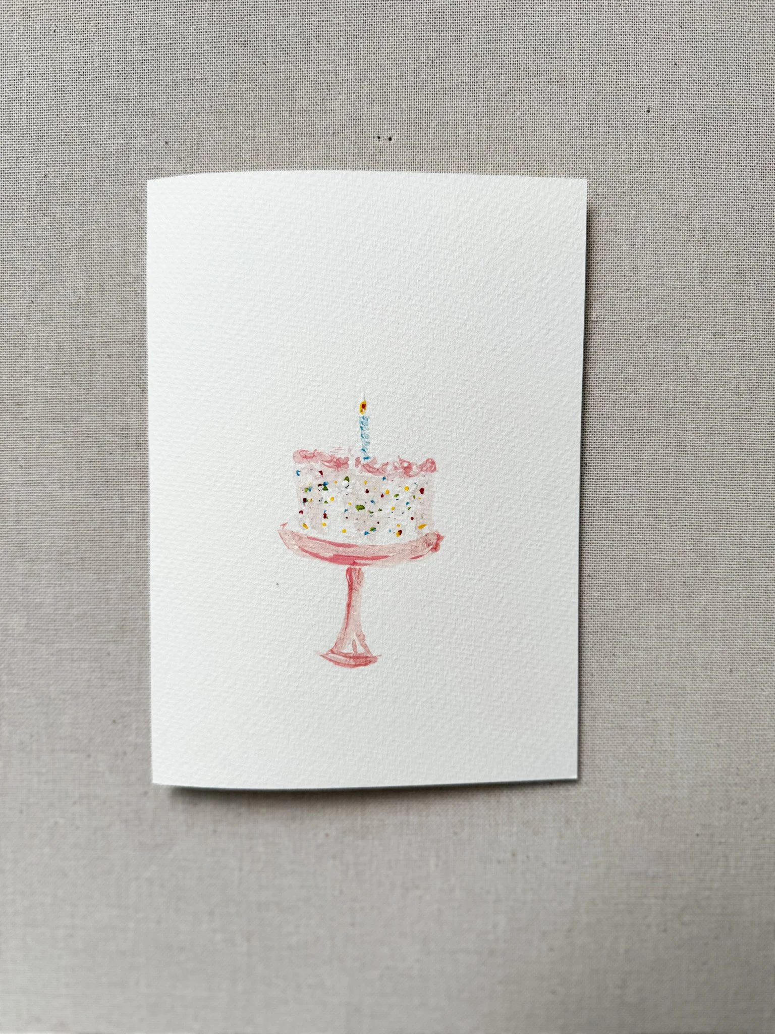 Cards - Cake blue candle.jpg