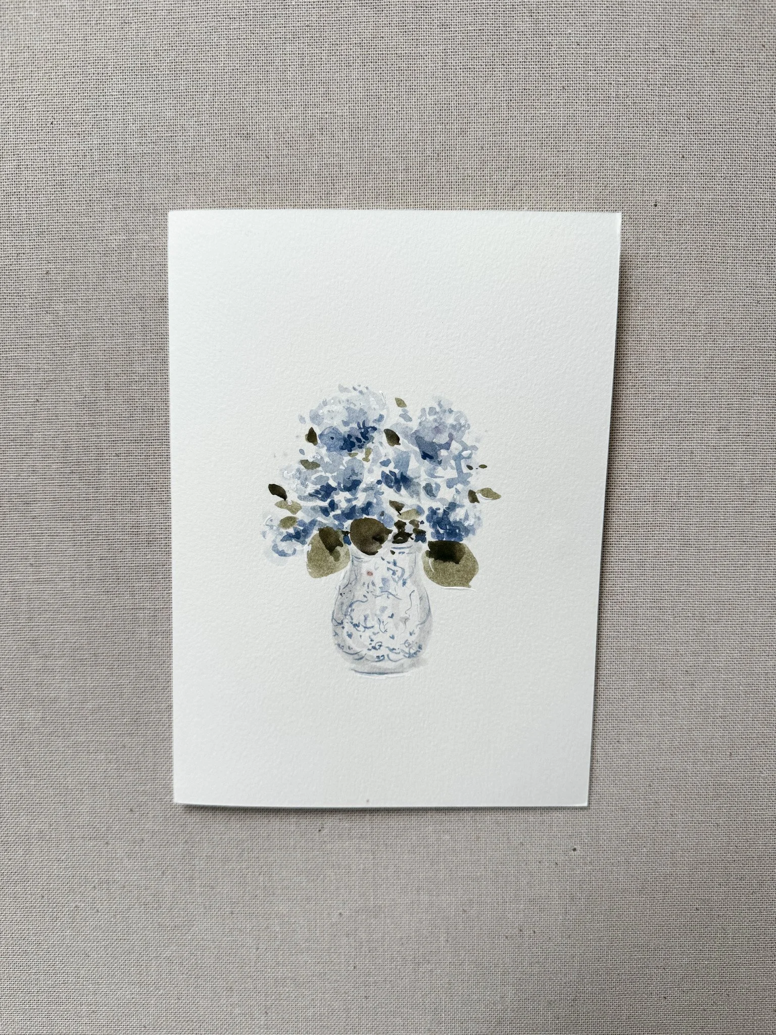 Hydrangeas in a ceramic vase.jpg