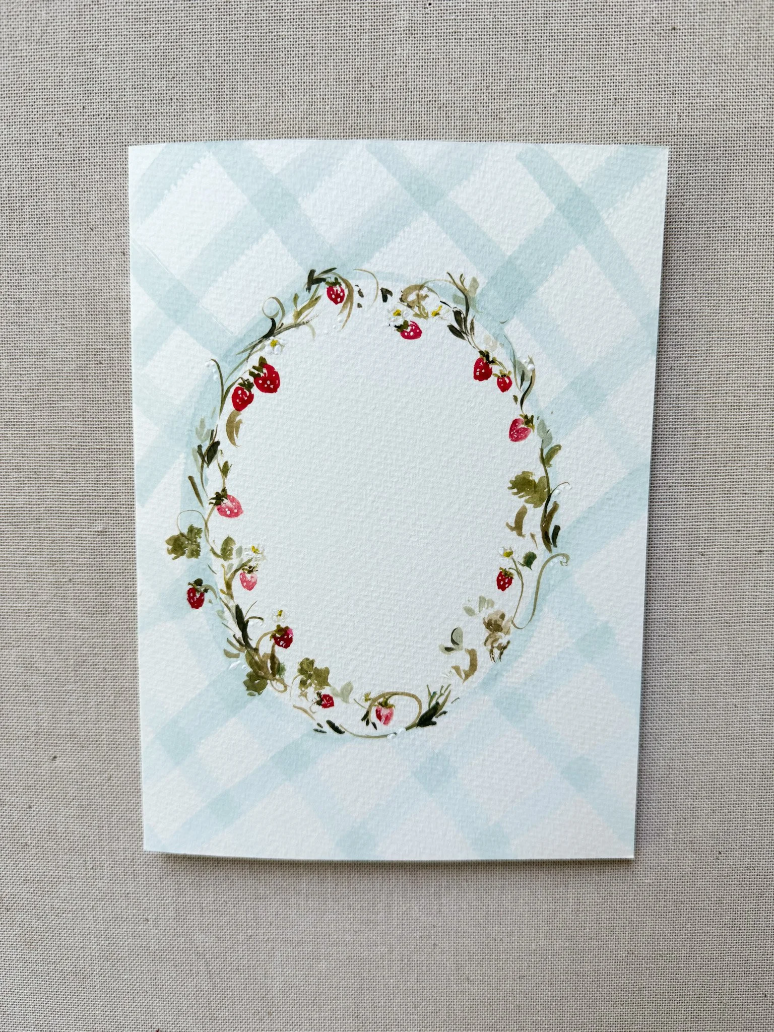 Strawberries on Blue Trellis1.jpg