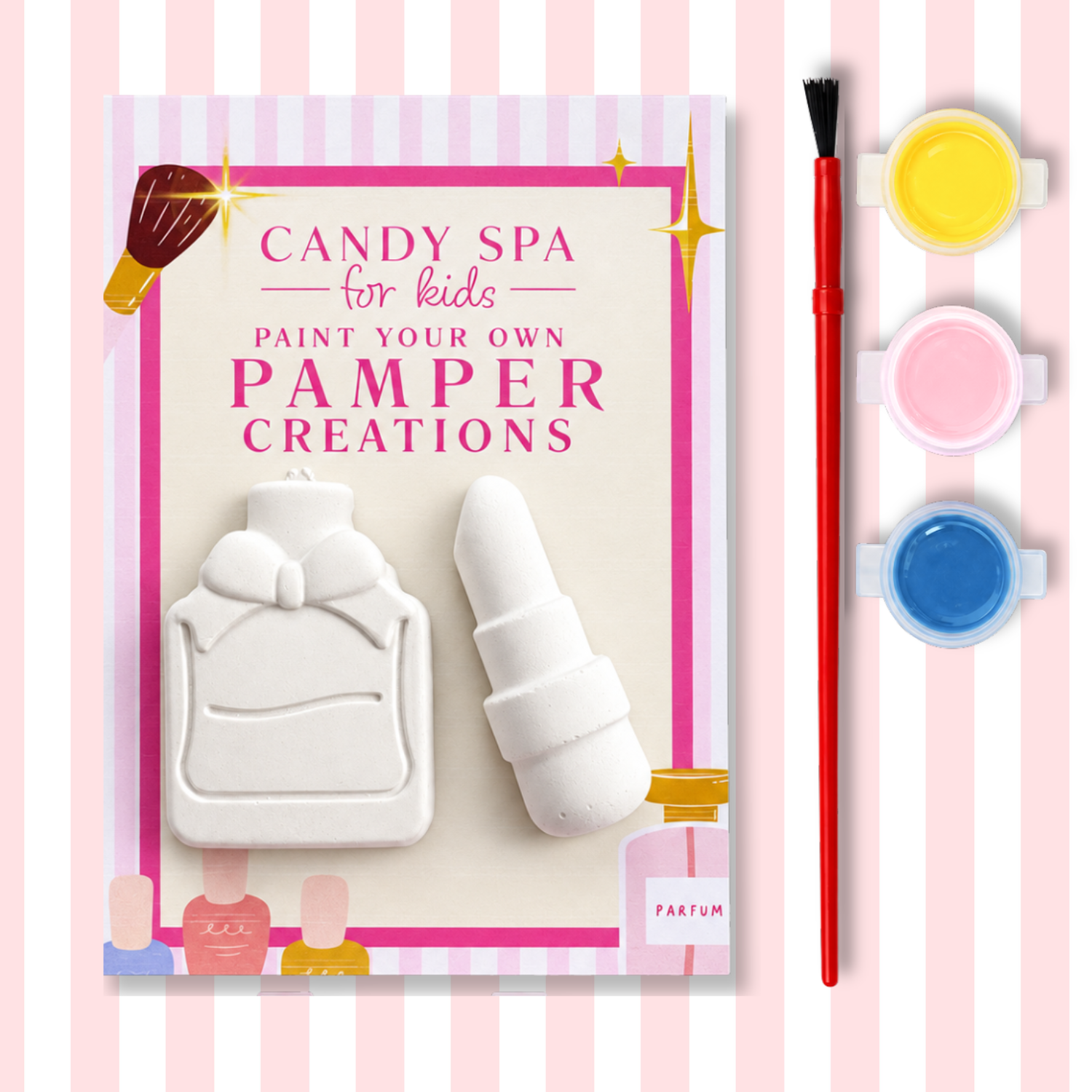 Pamper Plaster Painting Party Favours for Kids
