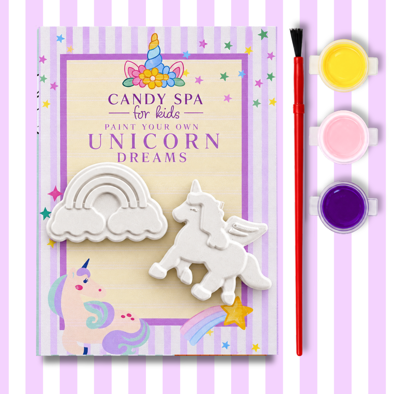 Unicorn Plaster Painting Party Favours and Craft for Kids