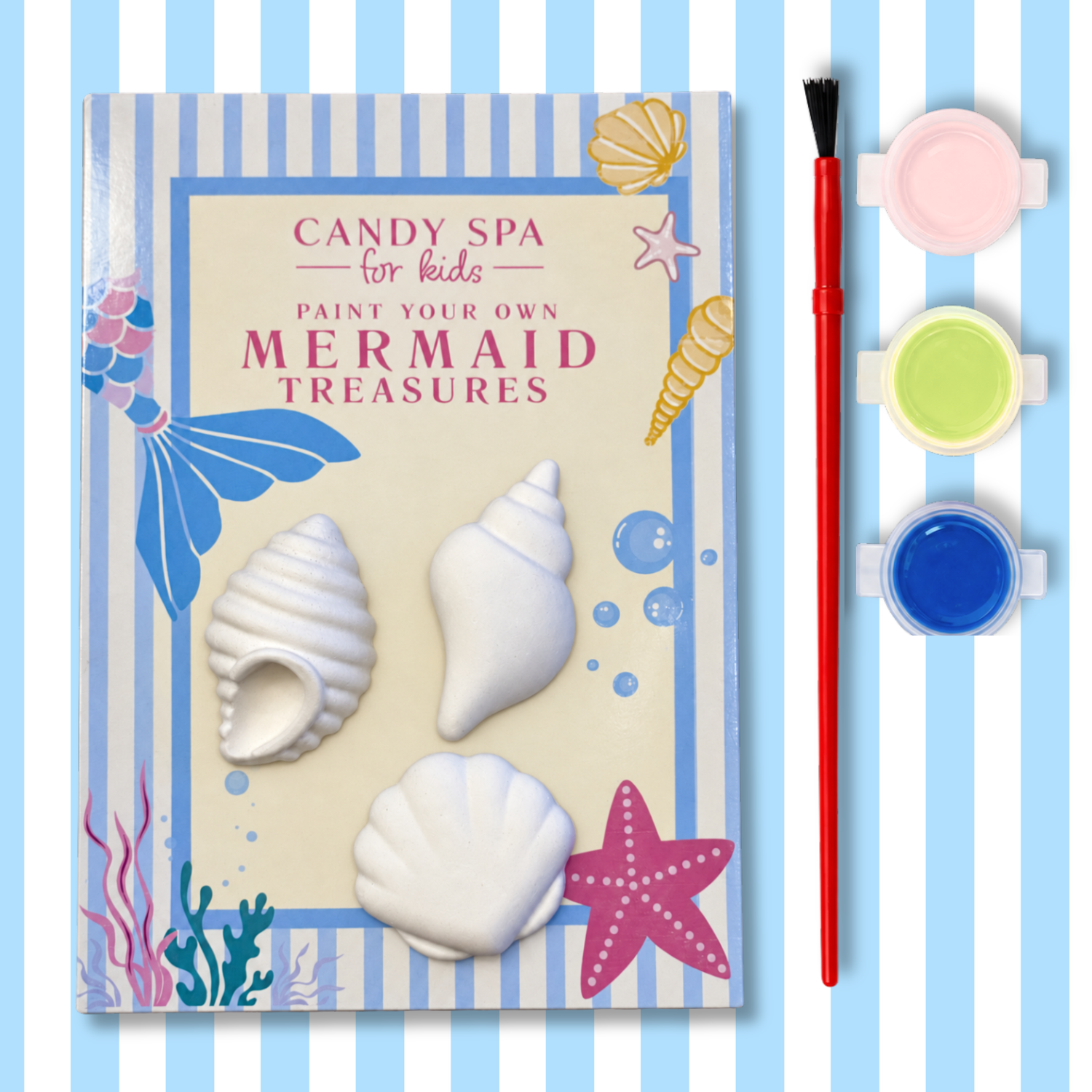 Mermaid Plaster Painting Party Favours for Kids