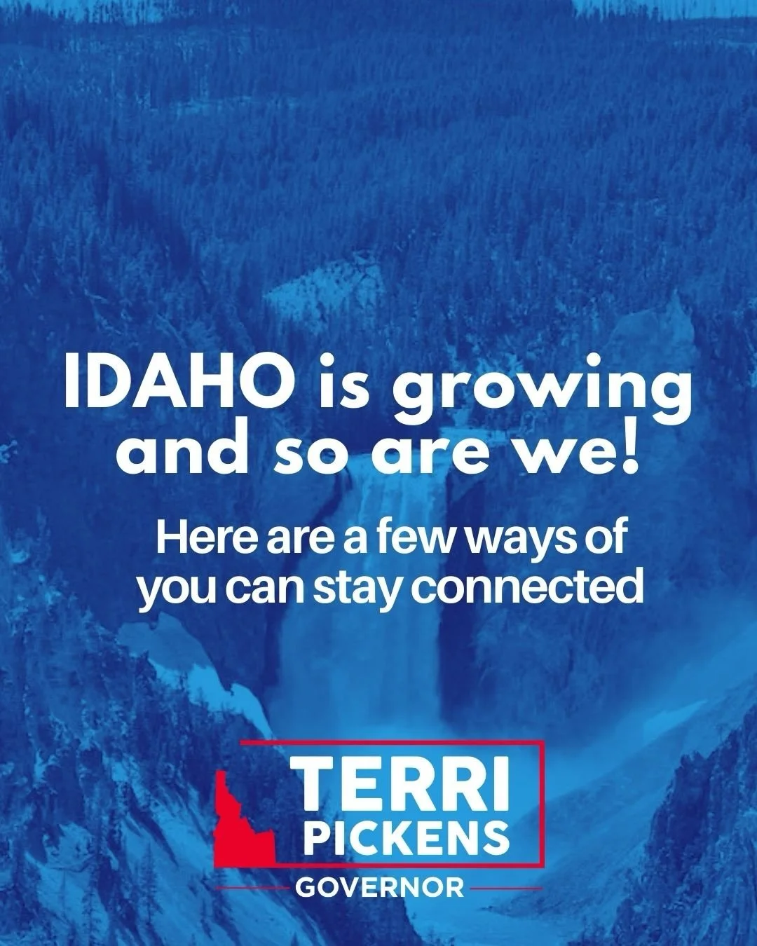 Idaho is growing. Our campaign is growing. And this moment matters.
As more people join this conversation about the future of our state, we&rsquo;re building something rooted in community, not insiders.

If you believe Idaho deserves leadership that 