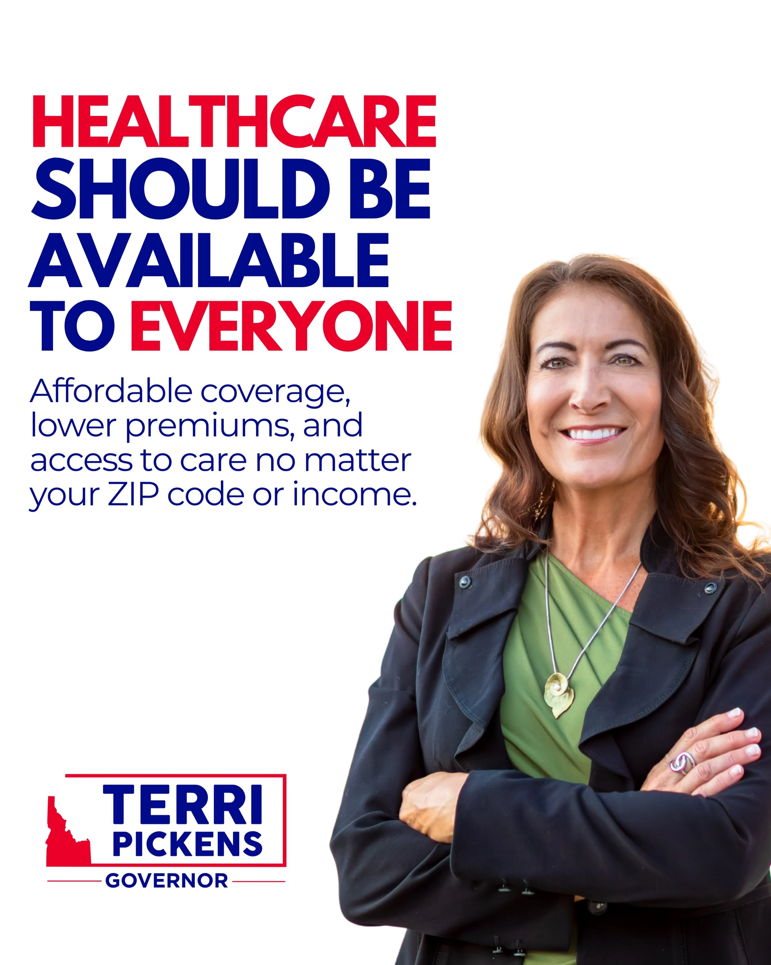 Healthcare should be available to everyone.

It means being able to afford the premium. It means finding a doctor close to home. It means getting a prescription without wondering which bill you have to skip.

My plan is focused on practical solutions