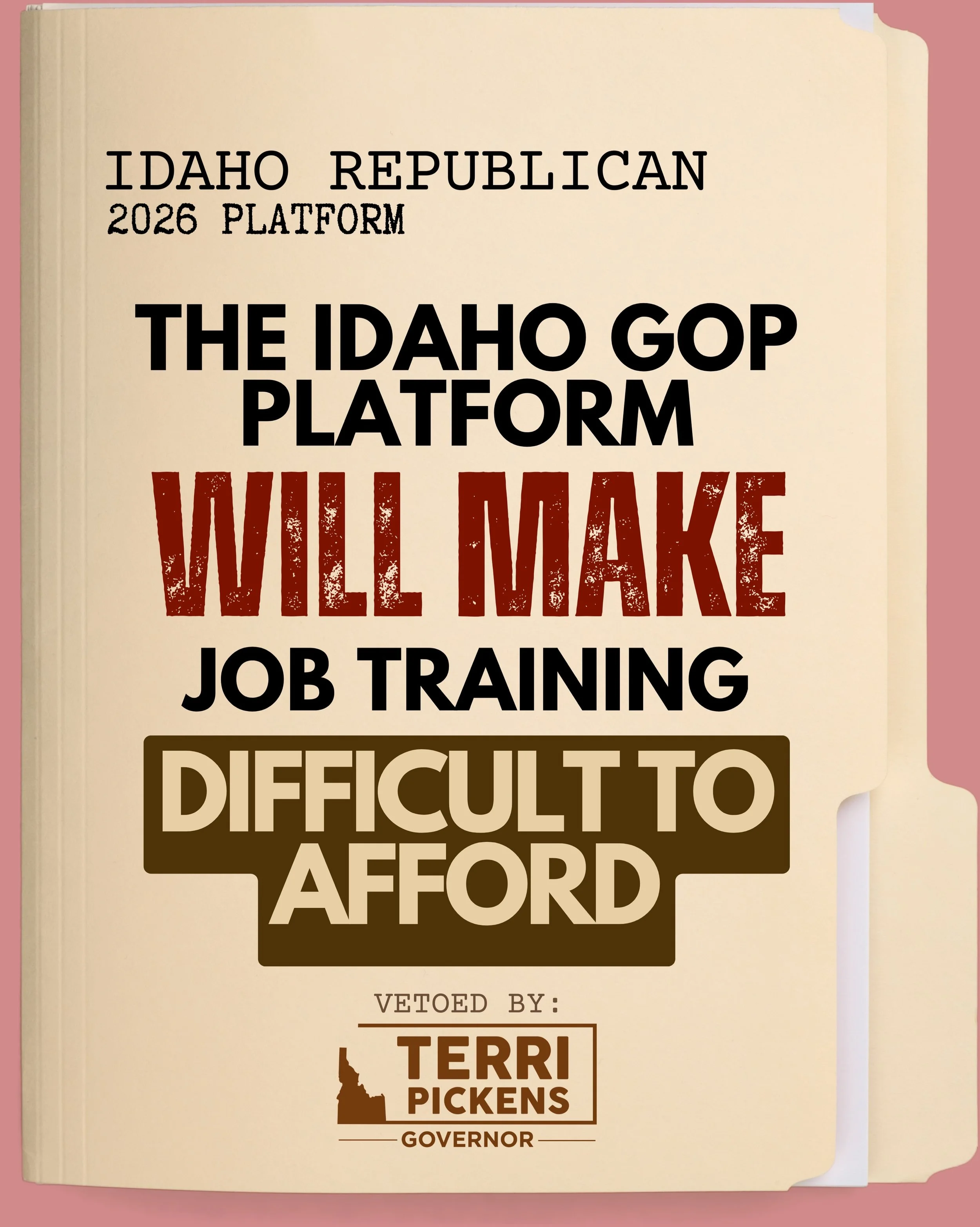 The Idaho GOP platform says it supports workforce development. It also says taxpayer dollars should not fund education beyond high school. Those two ideas do not fit together.

Education beyond high school includes community colleges, trade schools, 