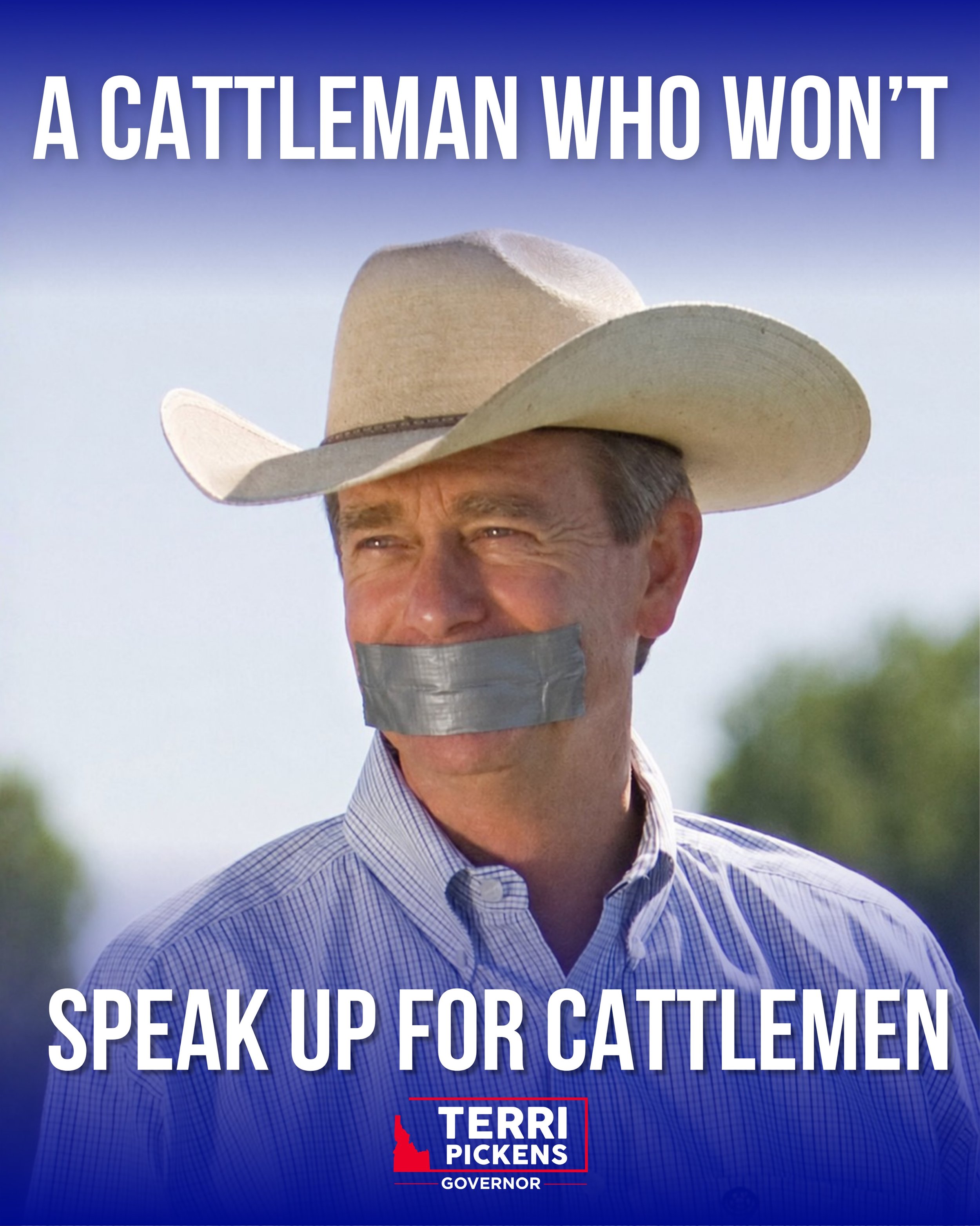 Brad Little loves calling himself a cattleman. Cat got your tongue, Brad?

While other governors are calling out Donald Trump&rsquo;s half-baked executive order to bring 300,000 metric tons of beef into the country, tariff-free, Brad Little stays sil