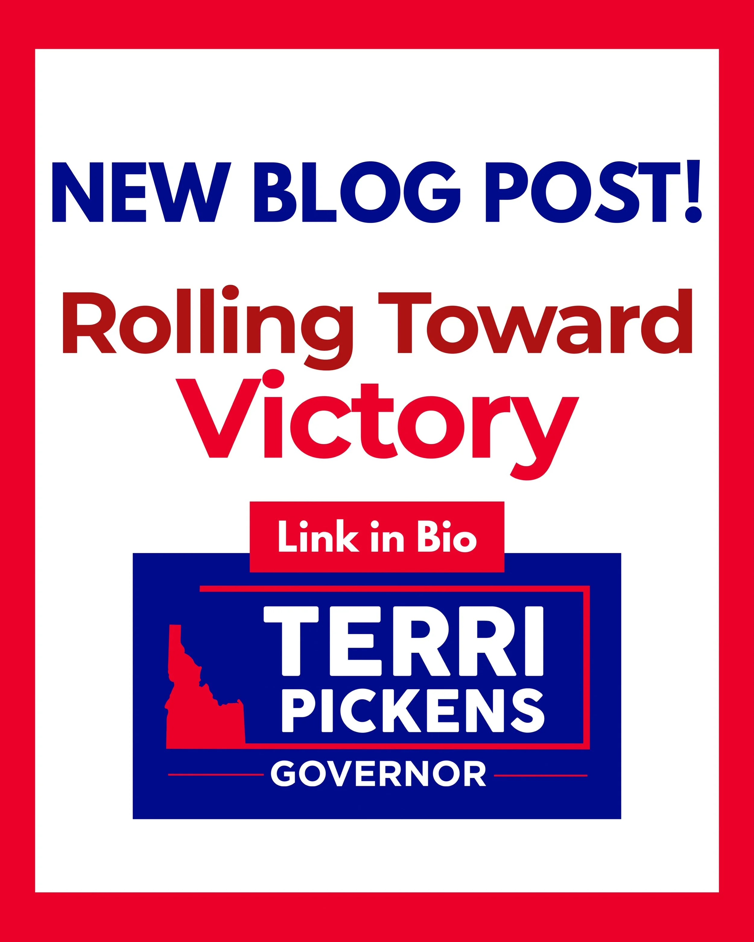 I have traveled from the tip of Idaho to the southeast corner four times now.

As Election Day gets closer, I am proud to say I am doing the work. Showing up. Listening. Meeting Idahoans who may have never considered voting for a Democrat before.

An