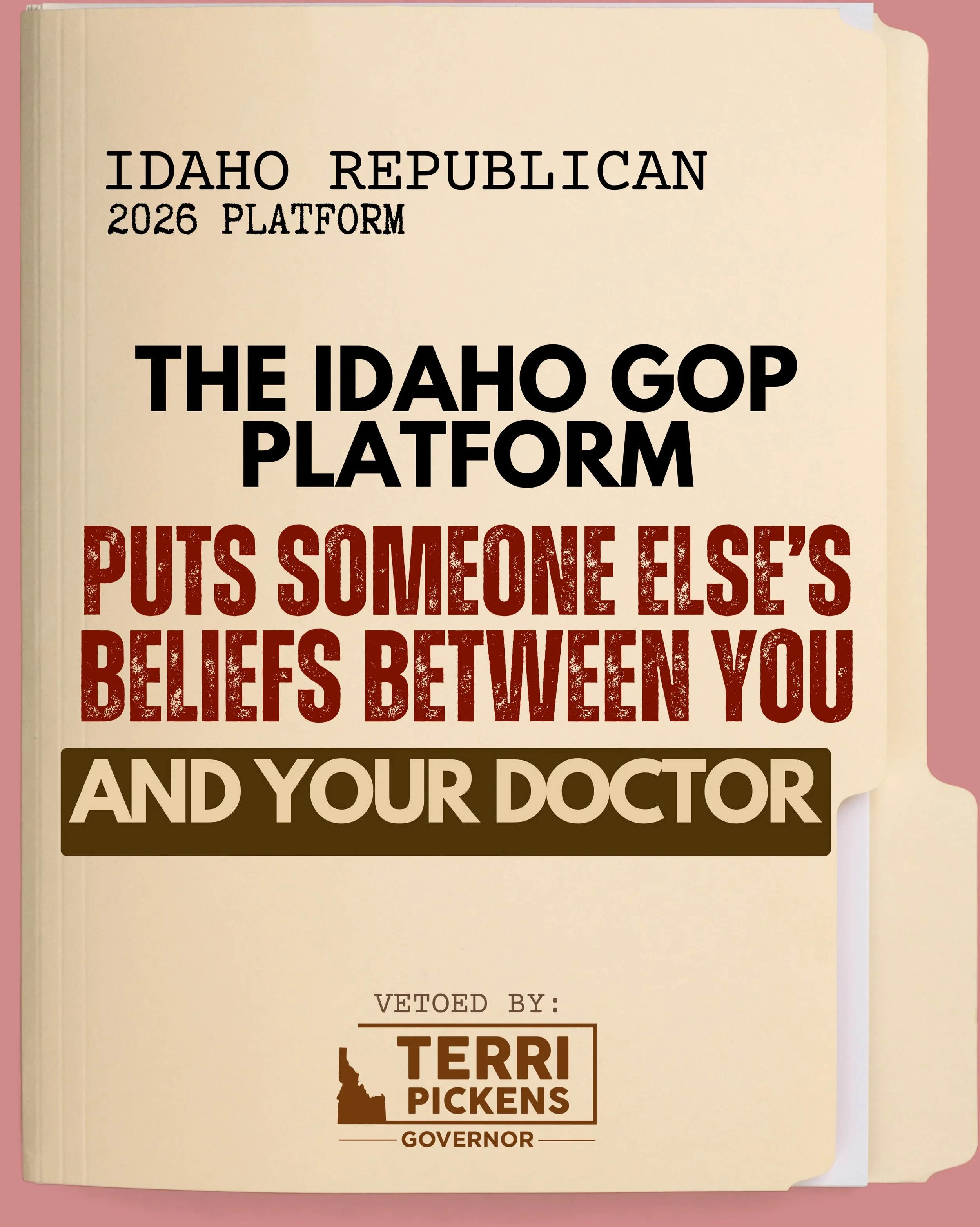 The Idaho GOP says it believes in freedom. But whose freedom are they protecting?

Their 2026 platform says people and legal entities should be protected when they refuse to participate in healthcare that conflicts with their moral or religious belie