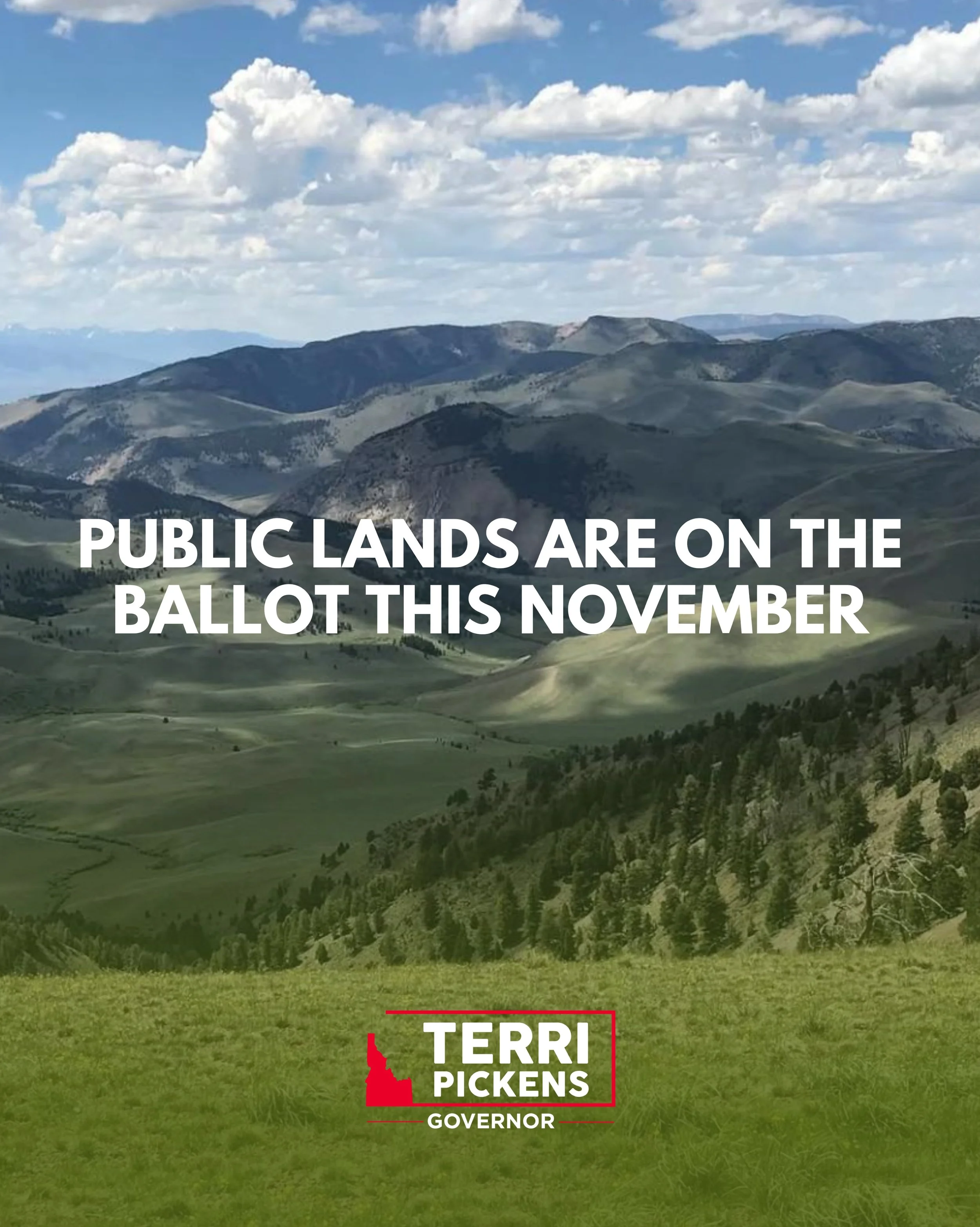 It is more obvious than ever that this November, Idaho&rsquo;s public lands are on the line.

I am a lifelong Idahoan, raised by lifelong Idahoans. I grew up hunting, fishing, camping, and understanding that these places belong to all of us.

What is