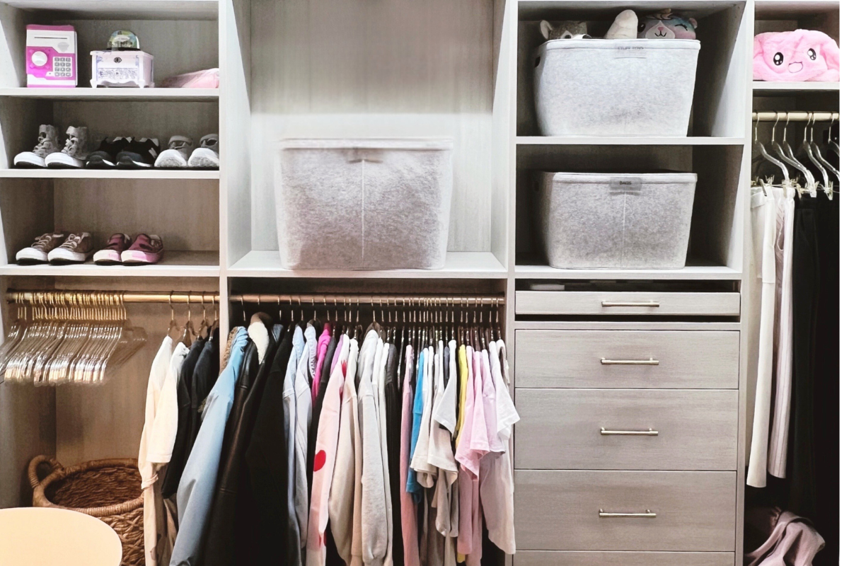 Organize Kids Closets for Back to School